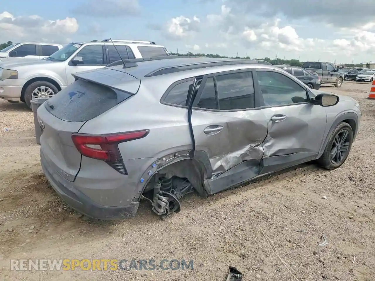3 fotografías del automóvil dañado KL77LKEP6SC047720 CHEVROLET TRAX 2025