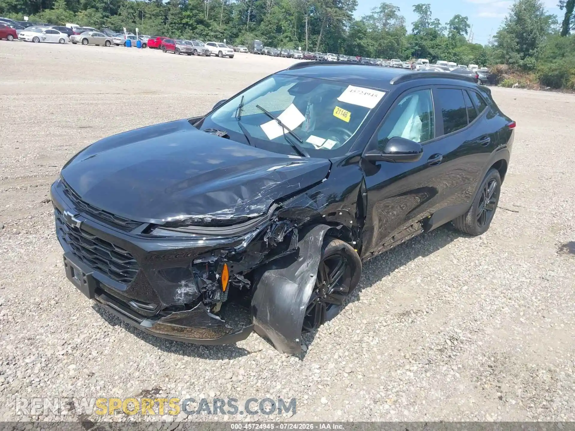 2 Photograph of a damaged car KL77LKEP6SC140320 CHEVROLET TRAX 2025
