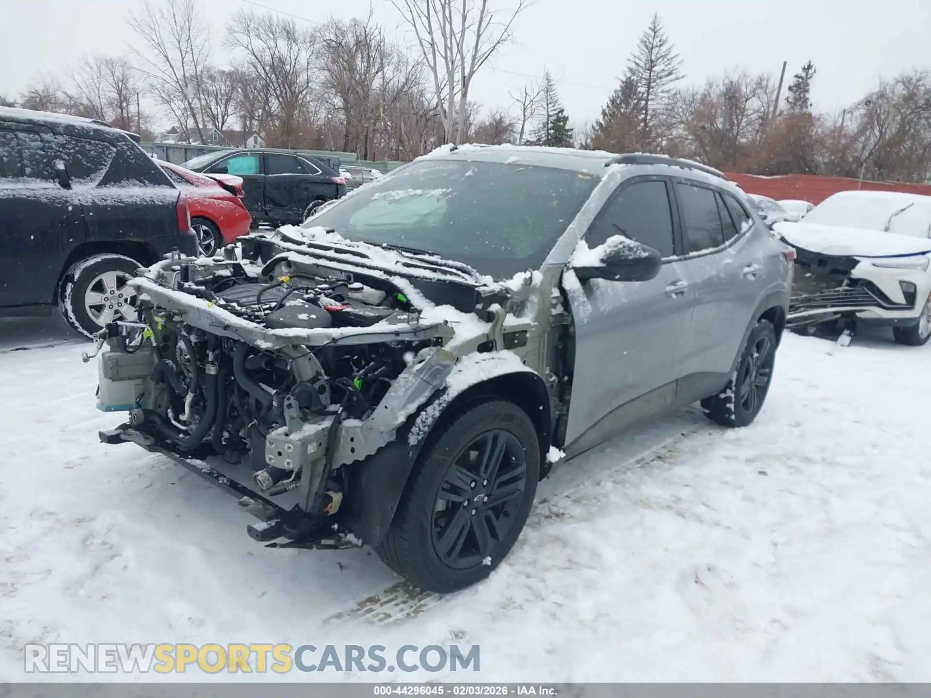 2 fotografías del automóvil dañado KL77LKEP7SC011406 CHEVROLET TRAX 2025