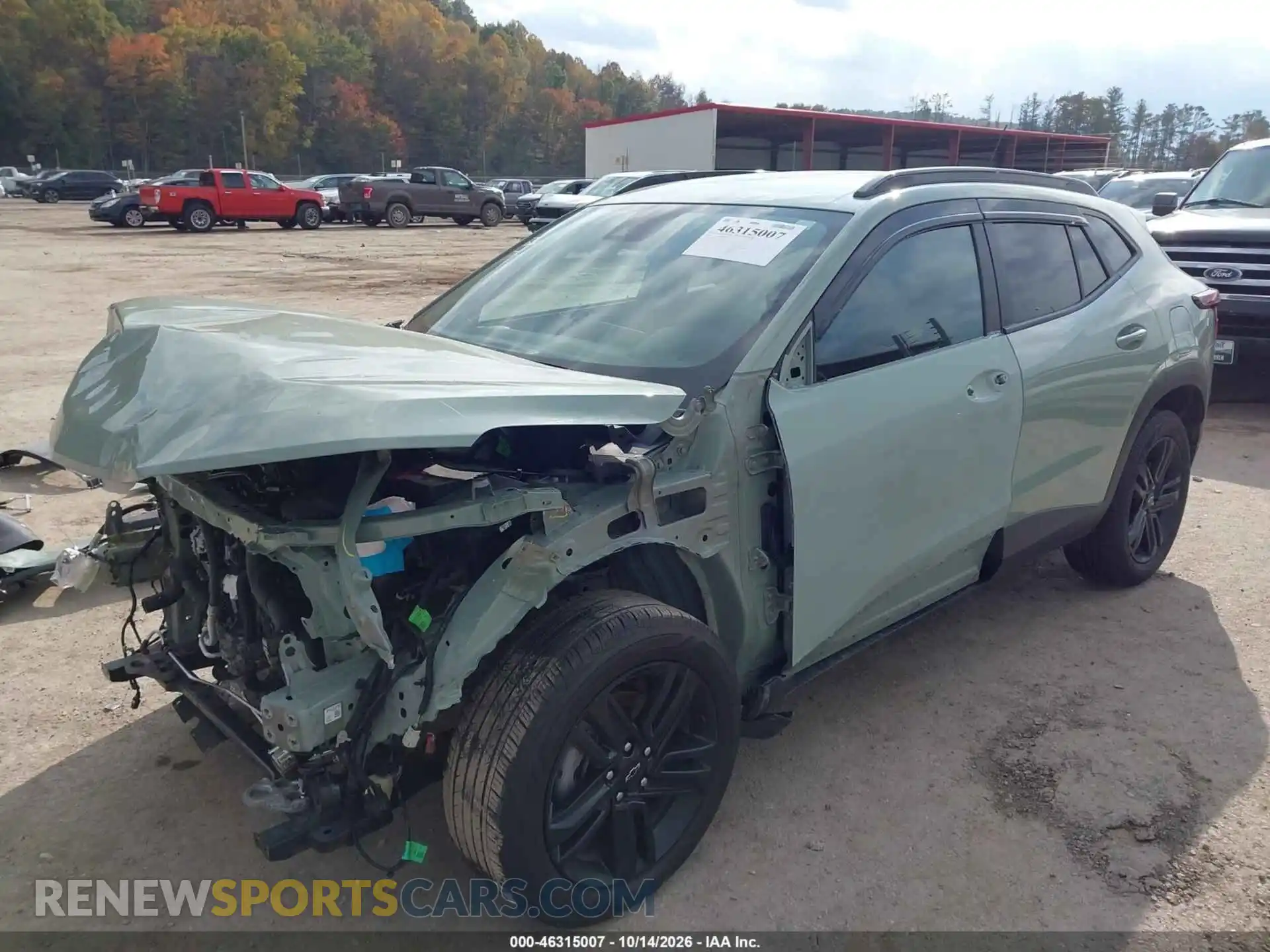 2 Photograph of a damaged car KL77LKEP7SC263690 CHEVROLET TRAX 2025