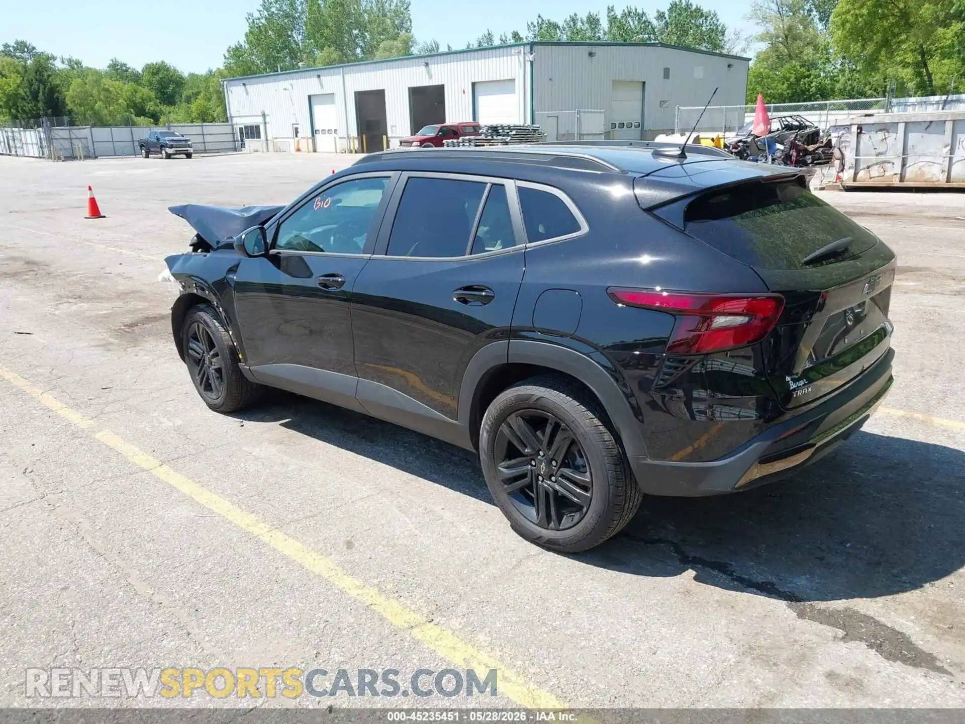 3 Photograph of a damaged car KL77LKEP7SC288072 CHEVROLET TRAX 2025