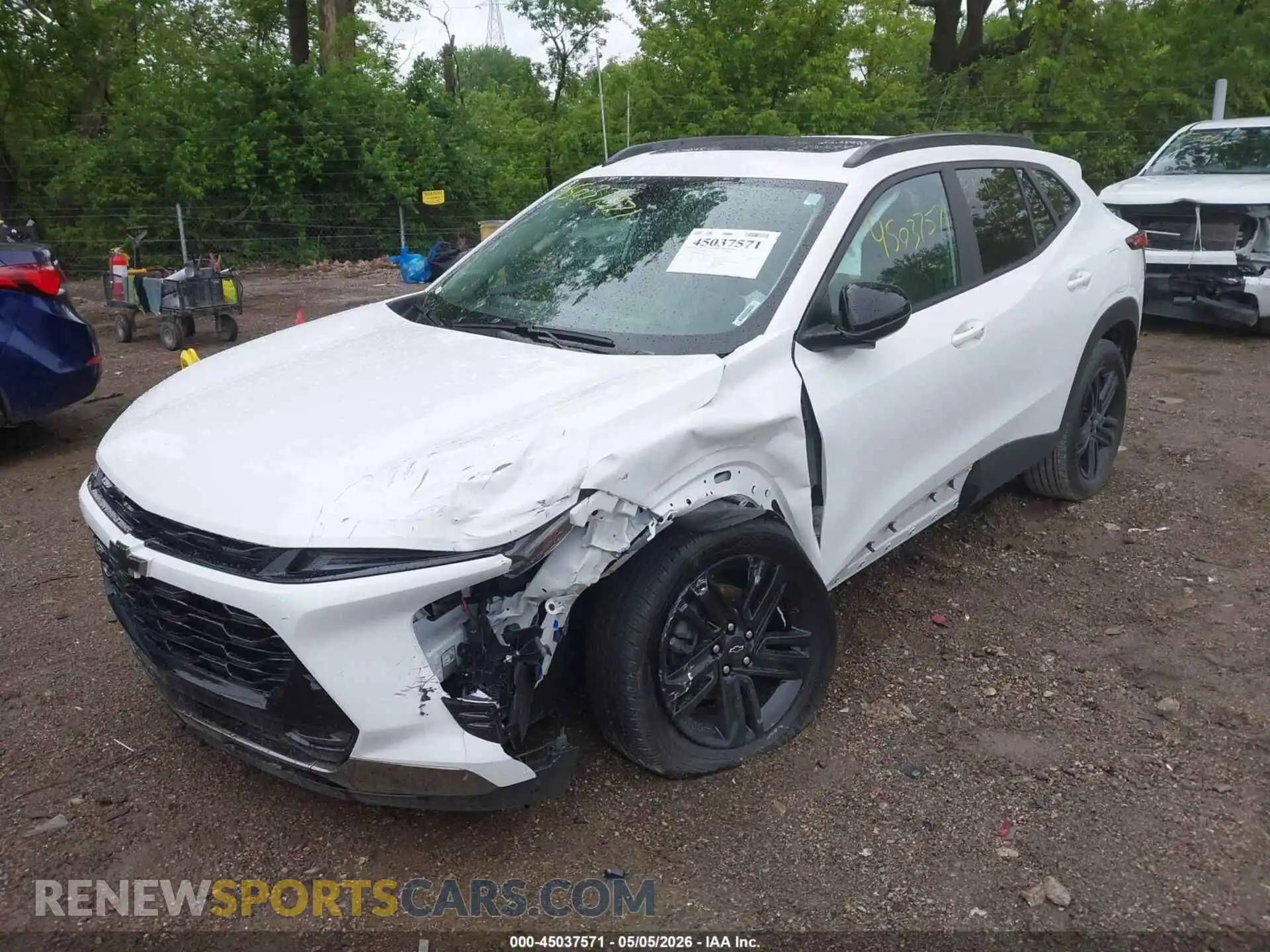 2 Photograph of a damaged car KL77LKEP7SC336153 CHEVROLET TRAX 2025