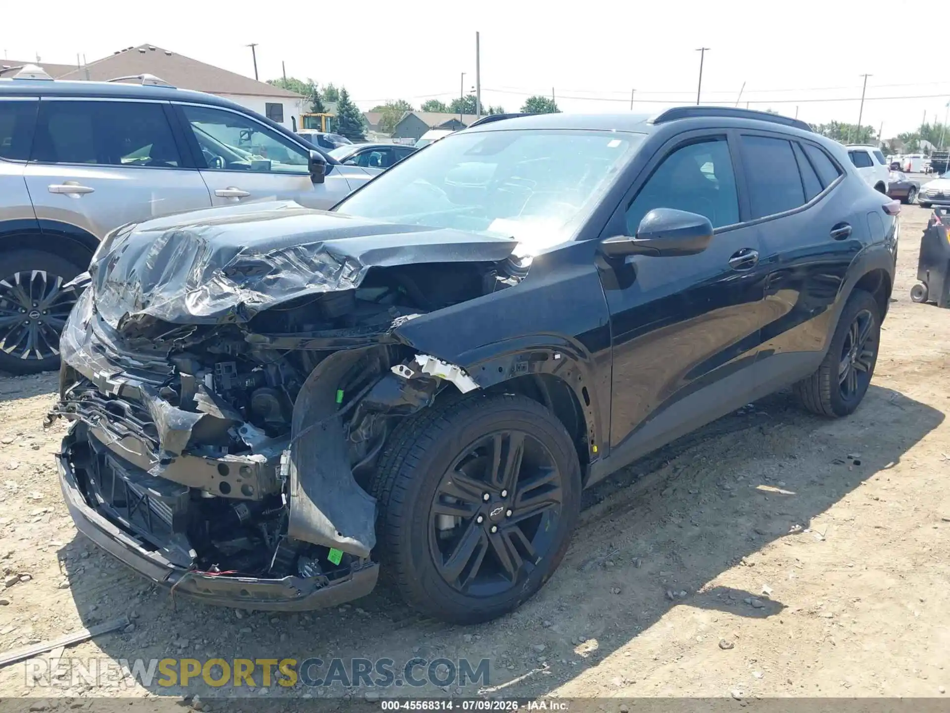 2 Photograph of a damaged car KL77LKEP8SC209895 CHEVROLET TRAX 2025