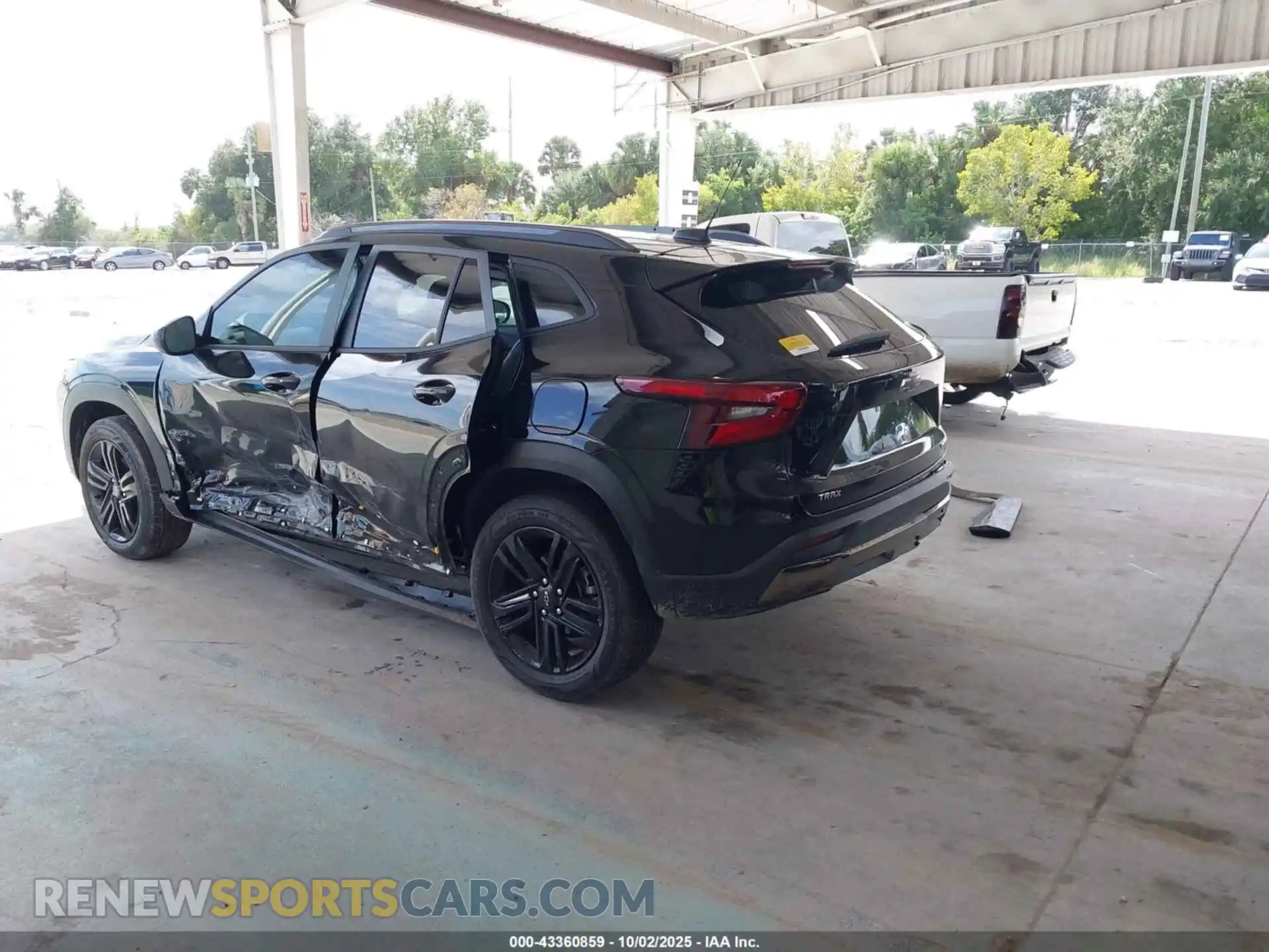 3 Photograph of a damaged car KL77LKEP8SC252665 CHEVROLET TRAX 2025