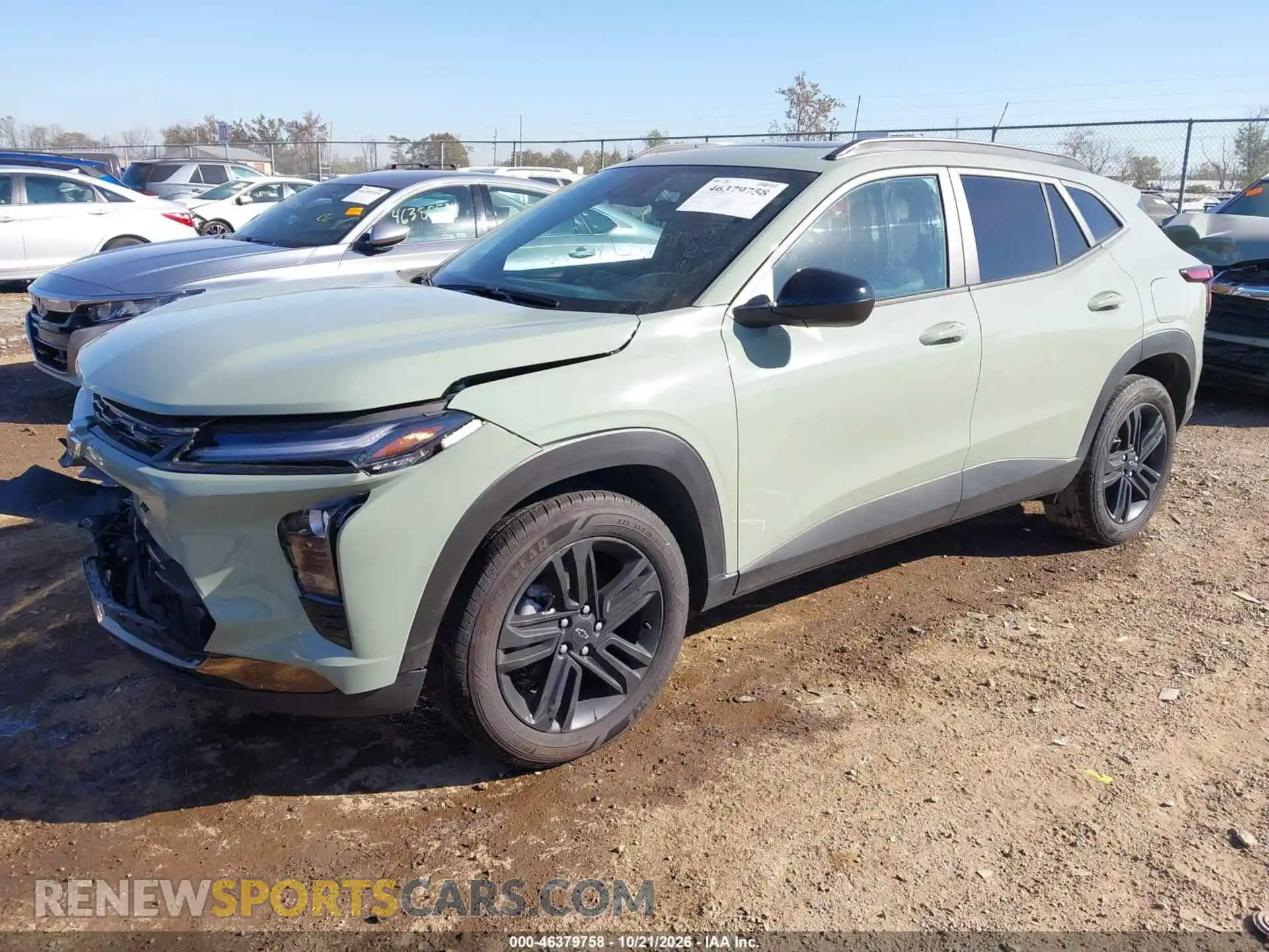 2 Фотография поврежденного автомобиля KL77LKEP8SC277985 CHEVROLET TRAX 2025