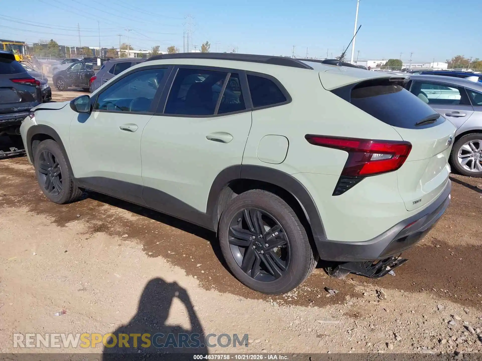 3 Фотография поврежденного автомобиля KL77LKEP8SC277985 CHEVROLET TRAX 2025