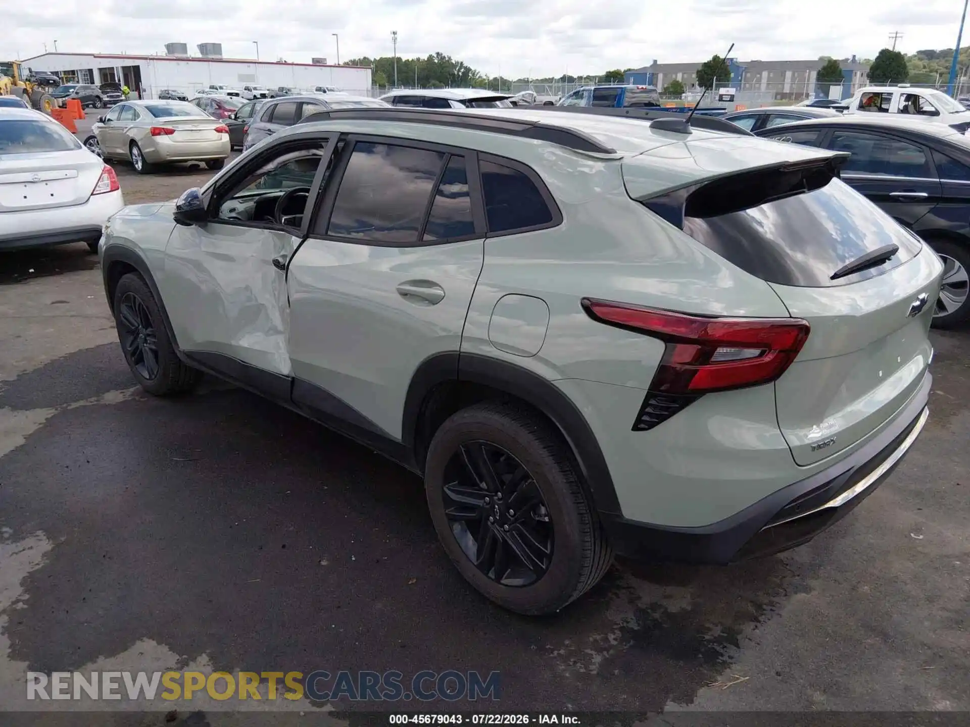 3 Photograph of a damaged car KL77LKEP9SC027123 CHEVROLET TRAX 2025