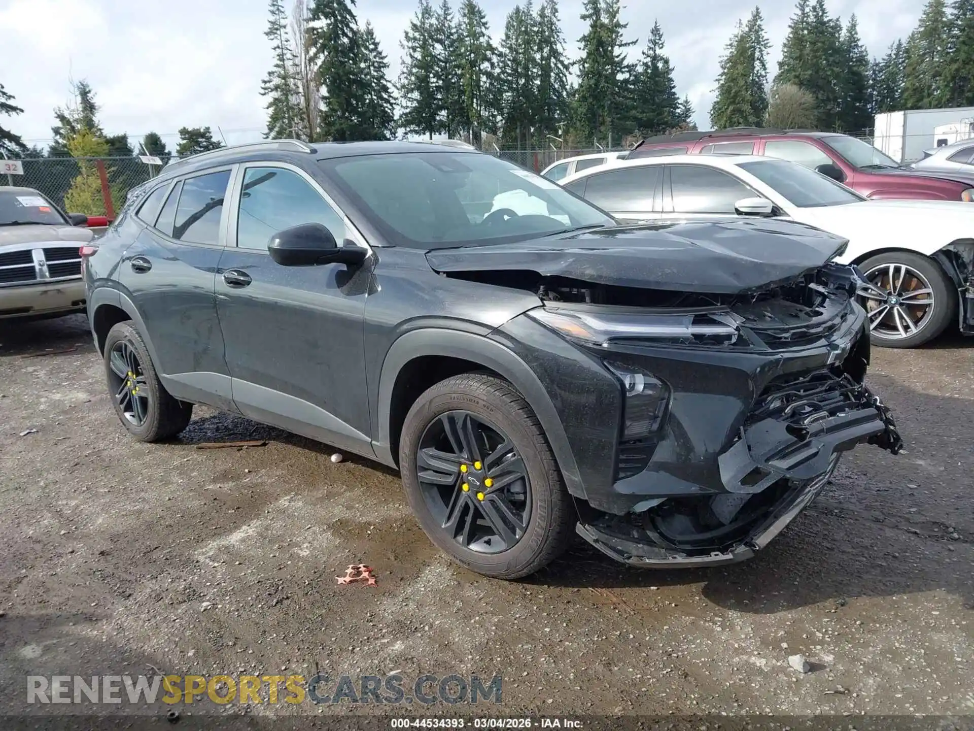 1 Photograph of a damaged car KL77LKEP9SC314347 CHEVROLET TRAX 2025