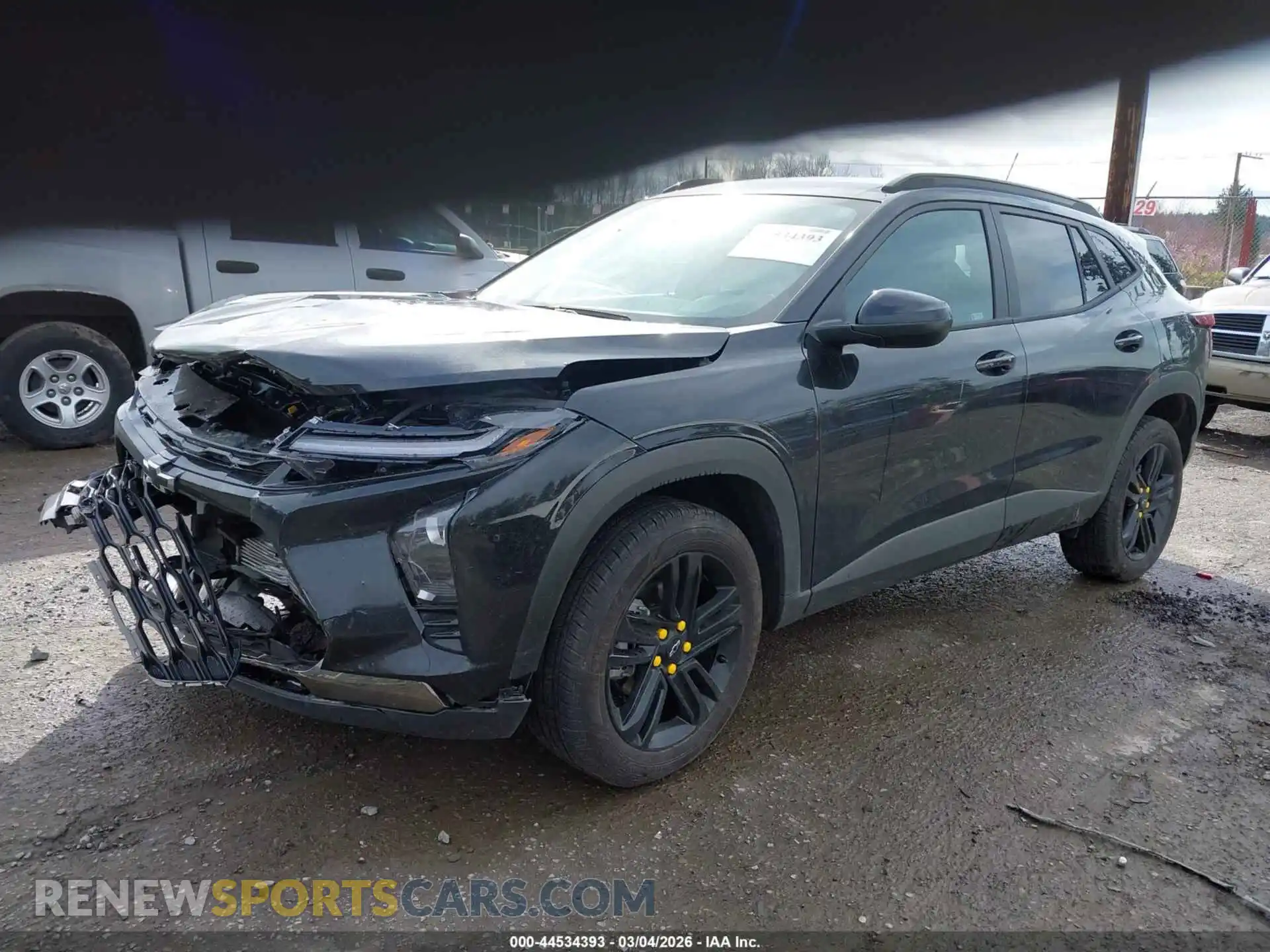 2 Photograph of a damaged car KL77LKEP9SC314347 CHEVROLET TRAX 2025
