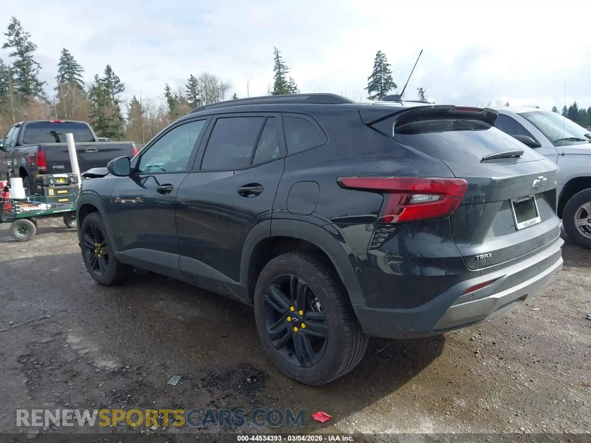 3 Photograph of a damaged car KL77LKEP9SC314347 CHEVROLET TRAX 2025