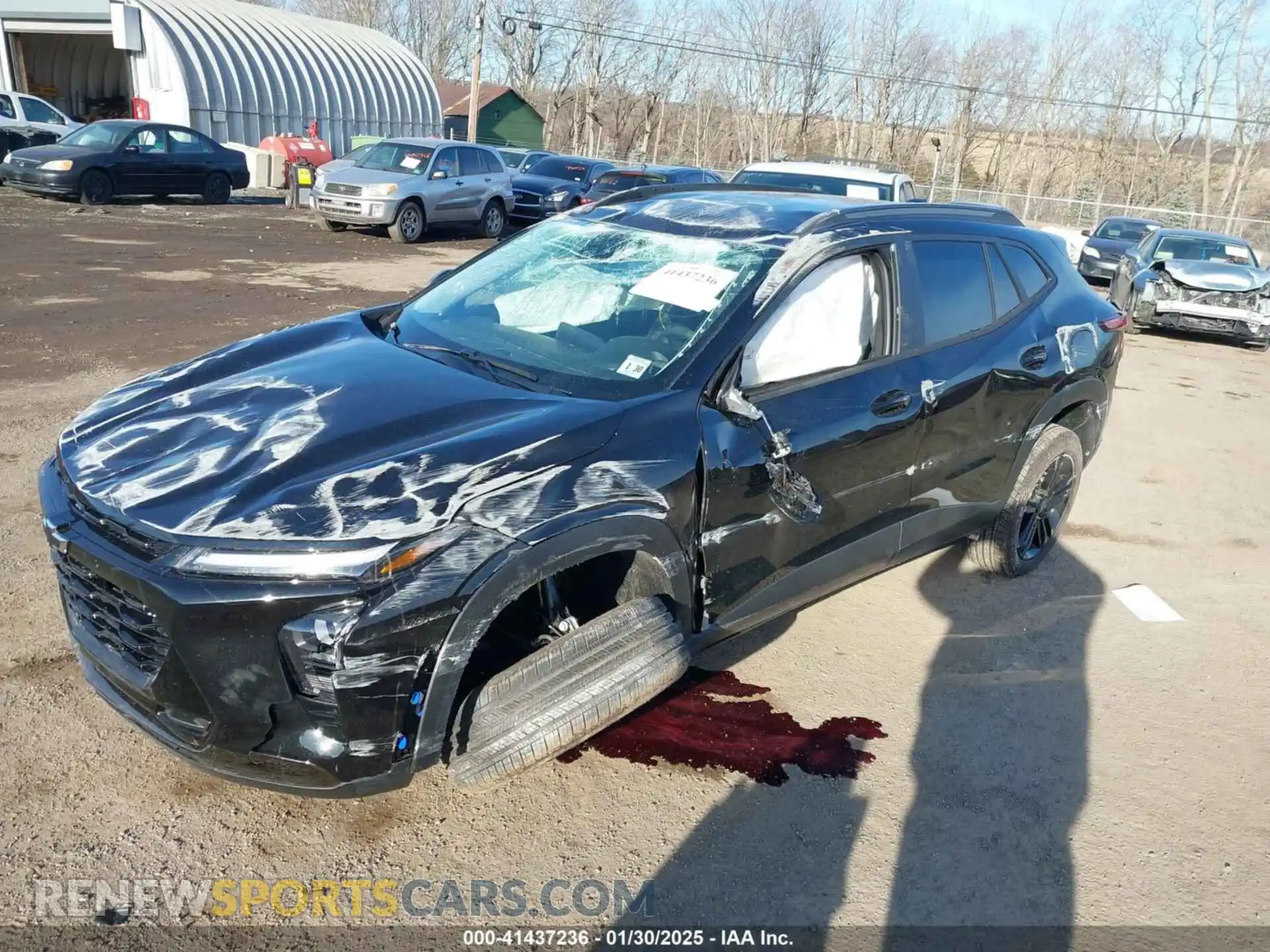 2 Photograph of a damaged car KL77LKEPXSC123228 CHEVROLET TRAX 2025
