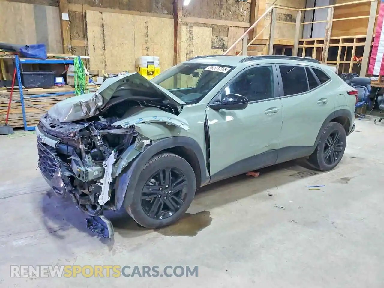 1 Фотография поврежденного автомобиля KL77LKEPXSC208215 CHEVROLET TRAX 2025