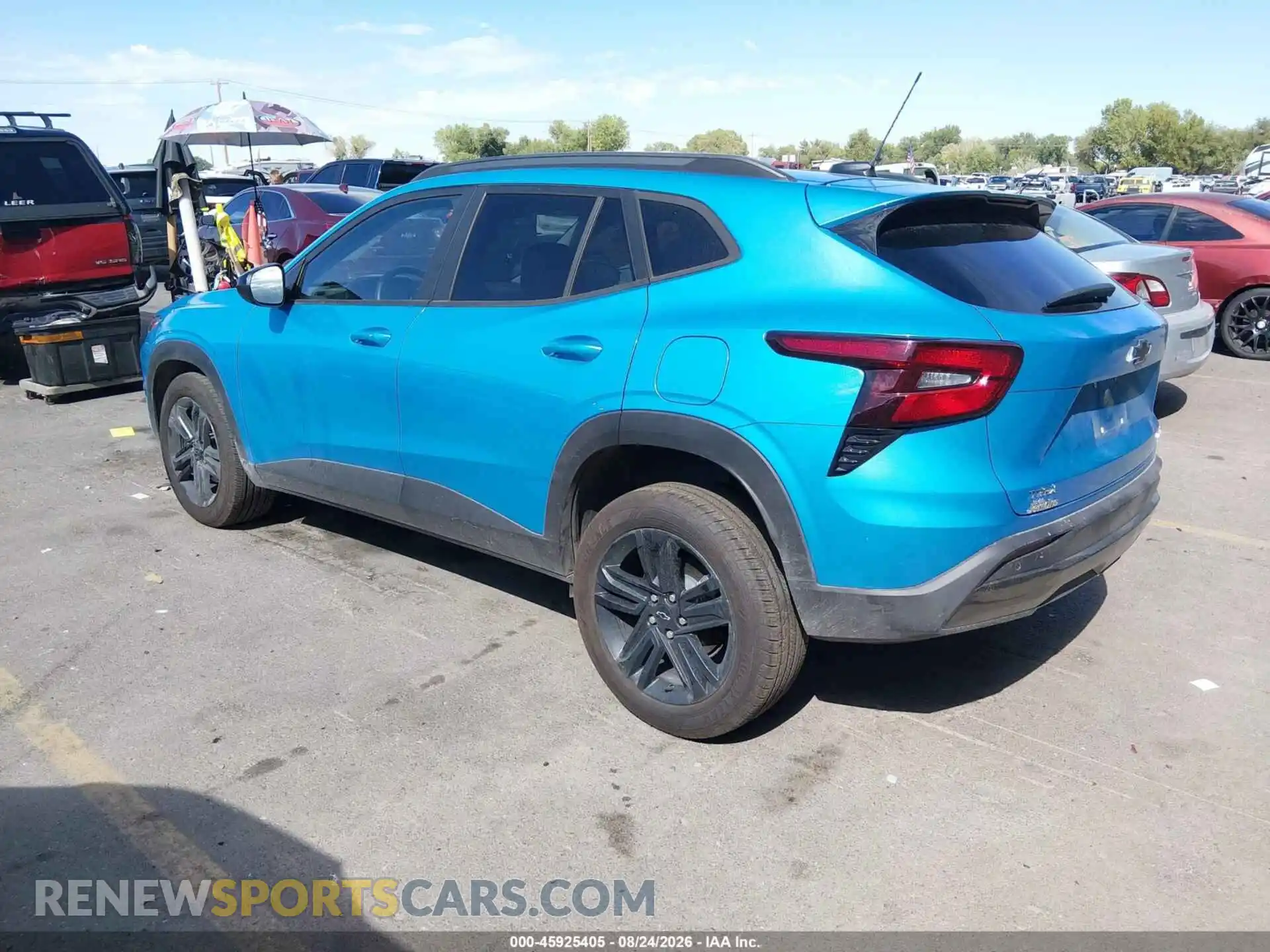 3 fotografías del automóvil dañado KL77LKEPXSC326801 CHEVROLET TRAX 2025