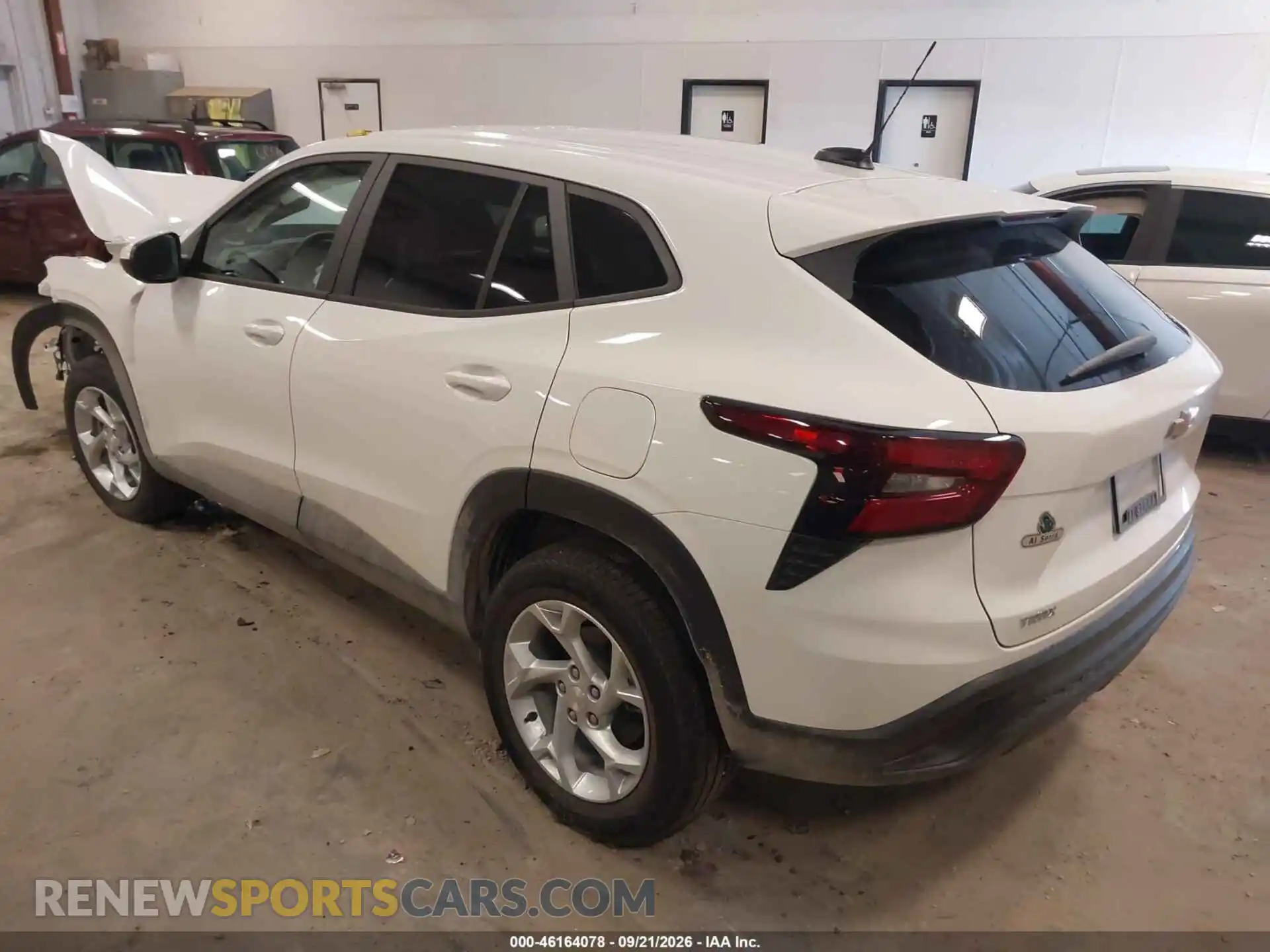 3 fotografías del automóvil dañado KL77LFEP0TC228157 CHEVROLET TRAX 2026