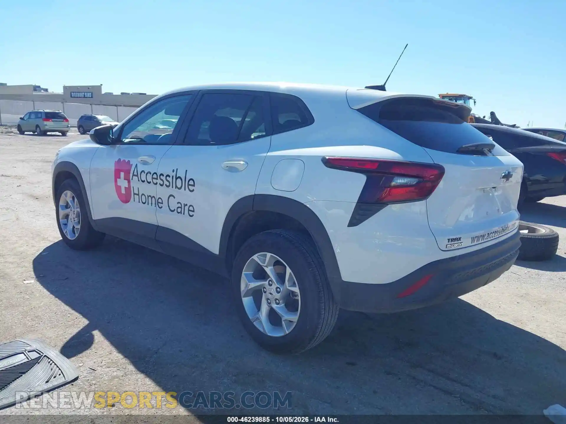 3 Фотография поврежденного автомобиля KL77LFEP3TC149579 CHEVROLET TRAX 2026
