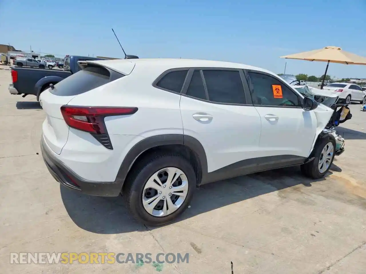 3 Photograph of a damaged car KL77LFEP5TC143427 CHEVROLET TRAX 2026