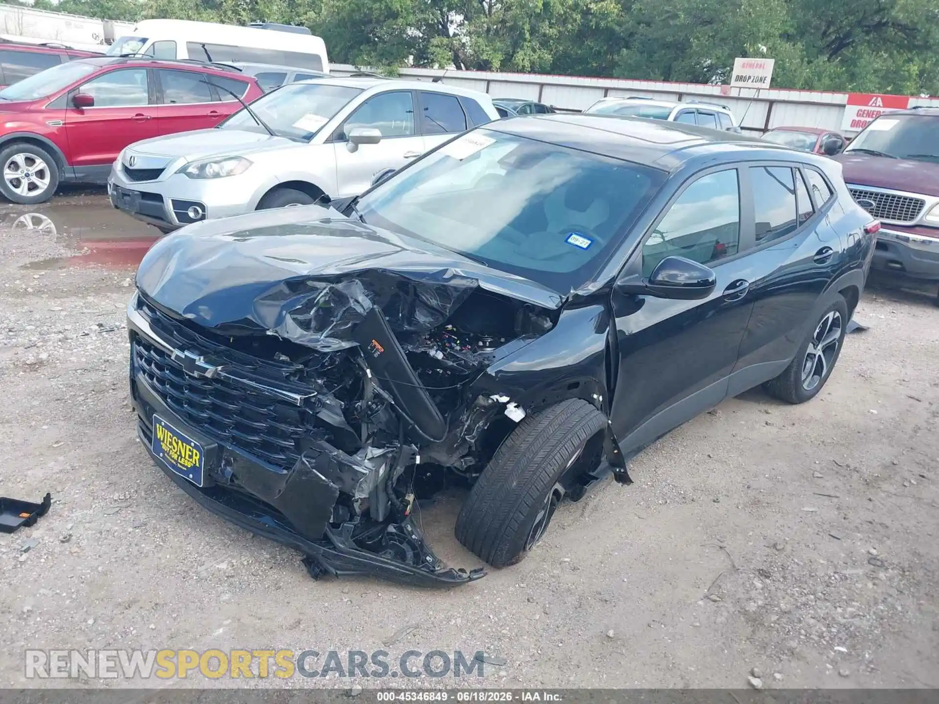 2 Photograph of a damaged car KL77LGEP6TC017521 CHEVROLET TRAX 2026