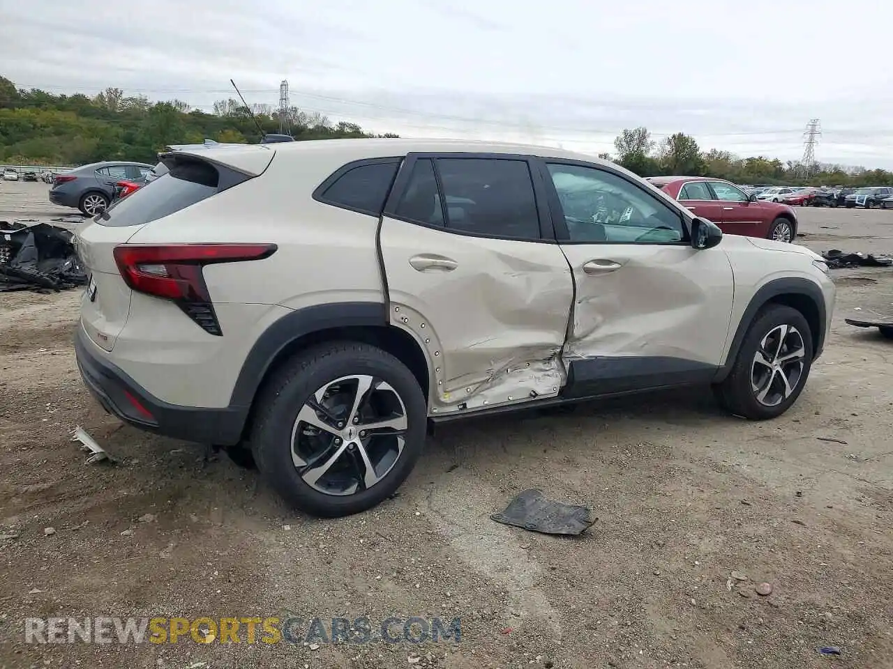 3 Фотография поврежденного автомобиля KL77LGEP7TC125565 CHEVROLET TRAX 2026