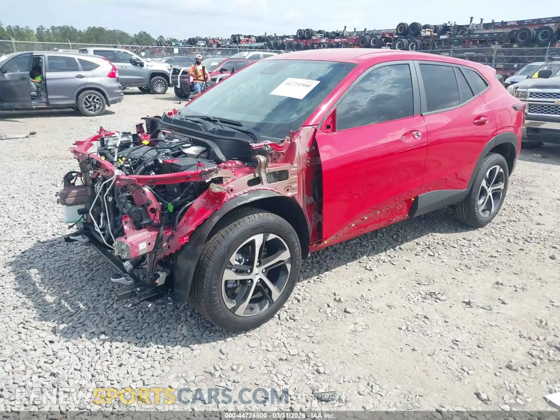 2 Photograph of a damaged car KL77LGEP9TC081584 CHEVROLET TRAX 2026