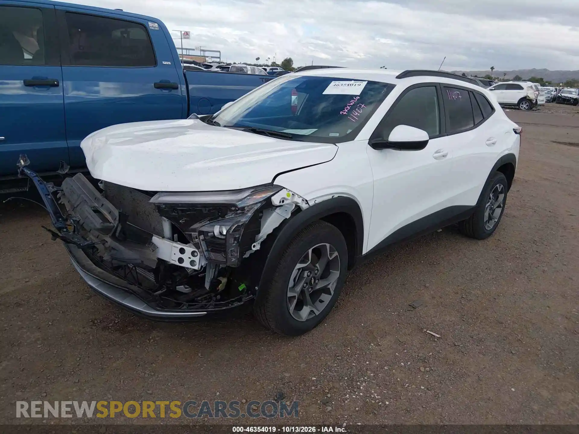 2 Photograph of a damaged car KL77LHEP4TC133435 CHEVROLET TRAX 2026
