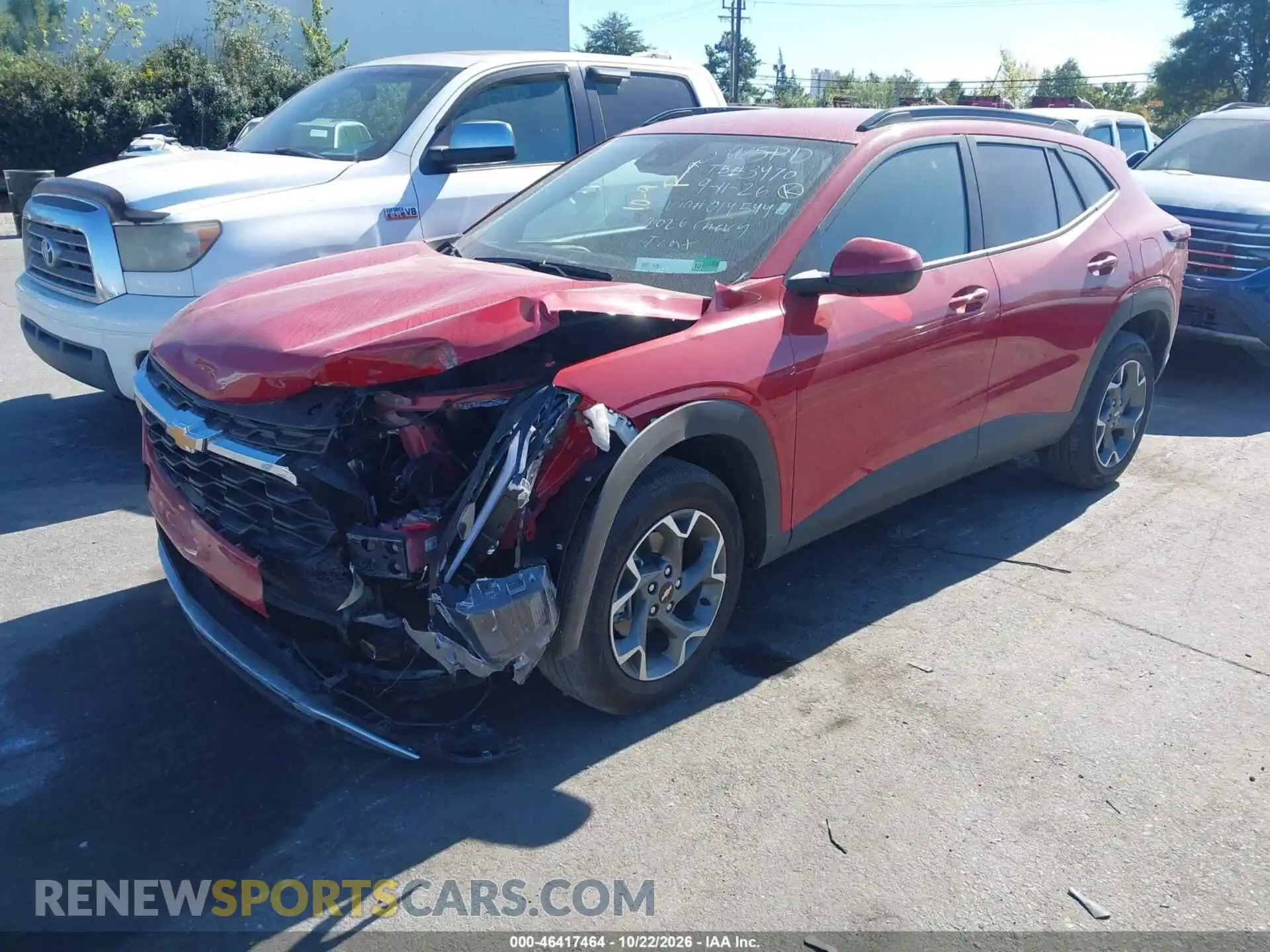 2 Photograph of a damaged car KL77LHEP6TC014544 CHEVROLET TRAX 2026