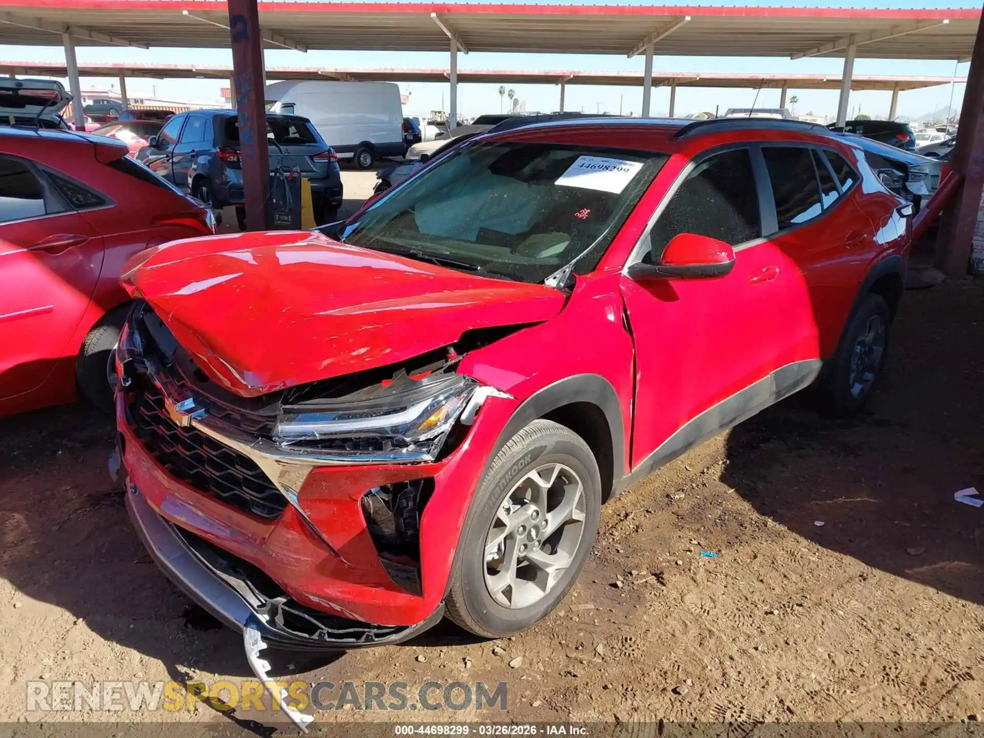 2 Photograph of a damaged car KL77LHEP7TC051053 CHEVROLET TRAX 2026