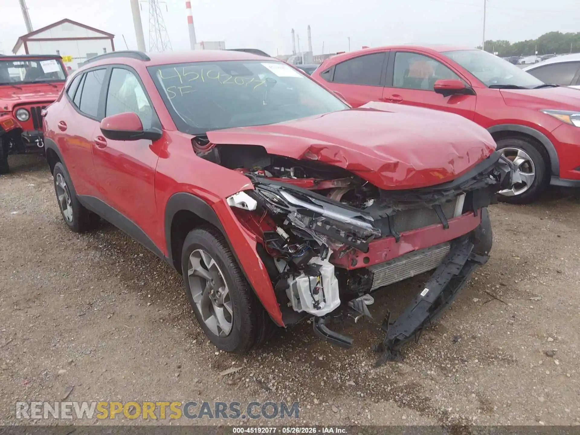 1 Photograph of a damaged car KL77LHEP8TC026856 CHEVROLET TRAX 2026