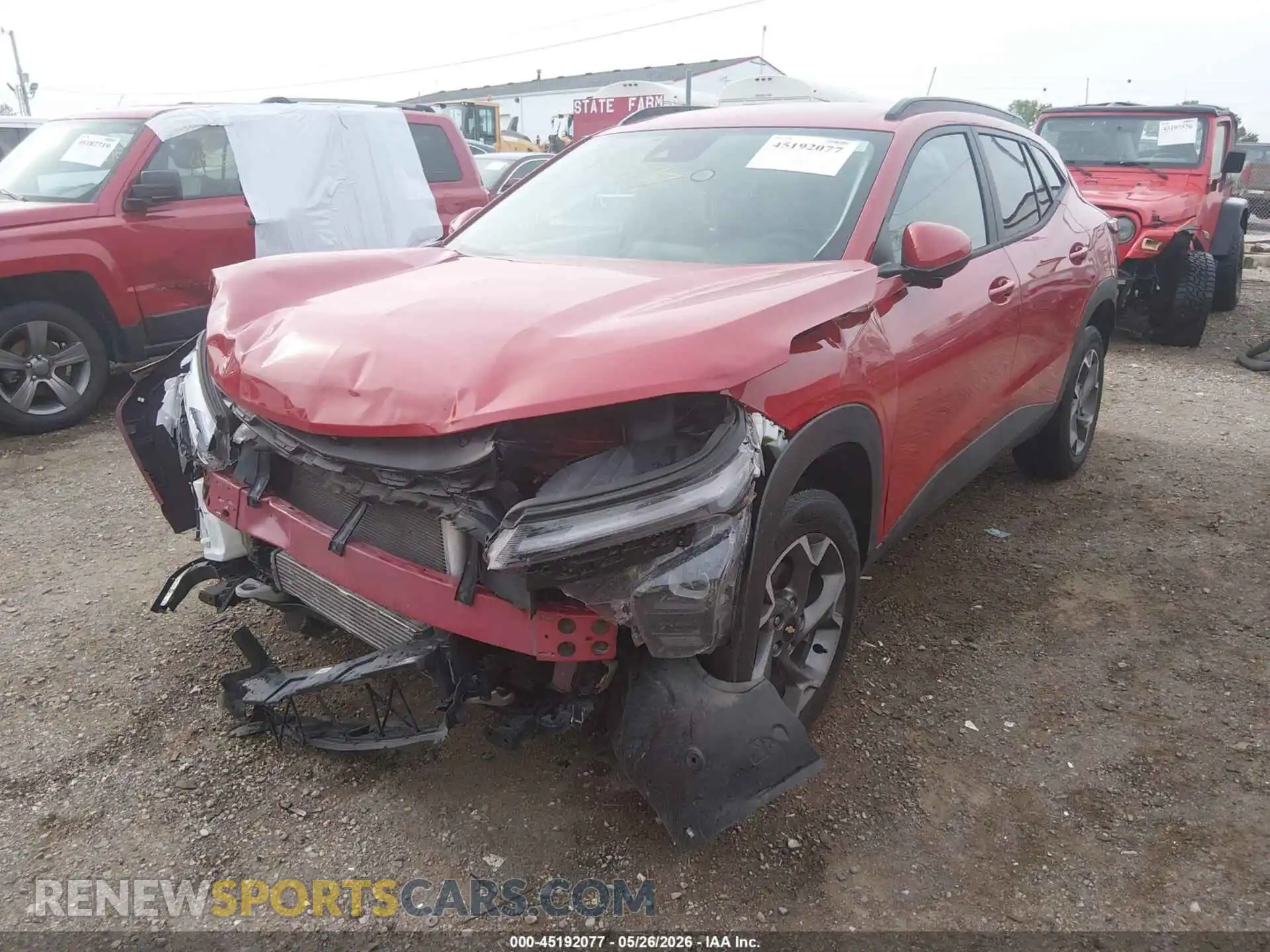 2 Photograph of a damaged car KL77LHEP8TC026856 CHEVROLET TRAX 2026