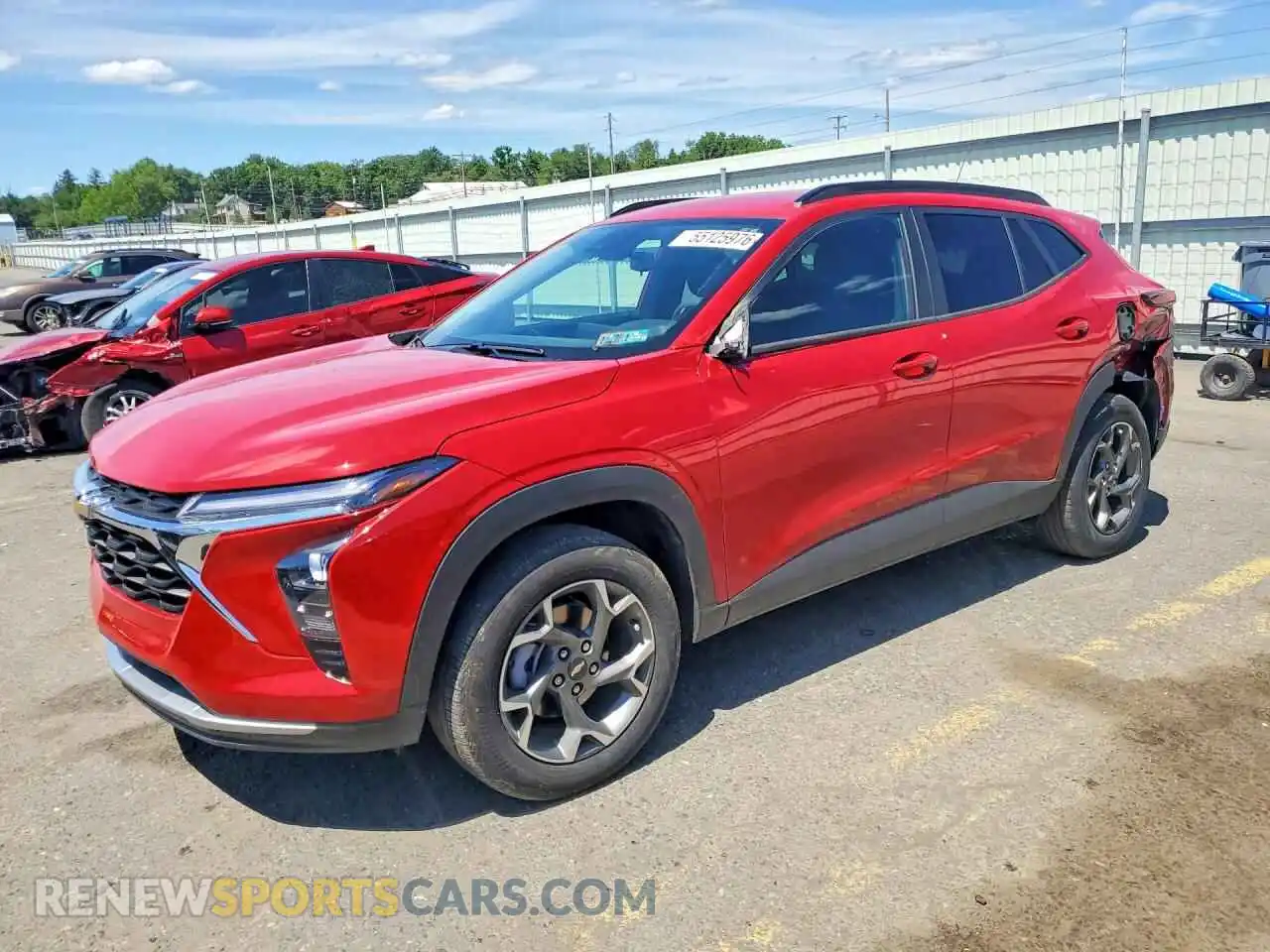 1 Фотография поврежденного автомобиля KL77LHEP8TC093179 CHEVROLET TRAX 2026