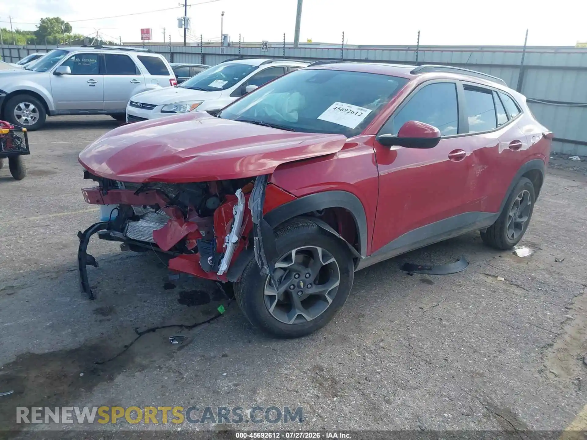 2 Photograph of a damaged car KL77LHEP9TC014280 CHEVROLET TRAX 2026