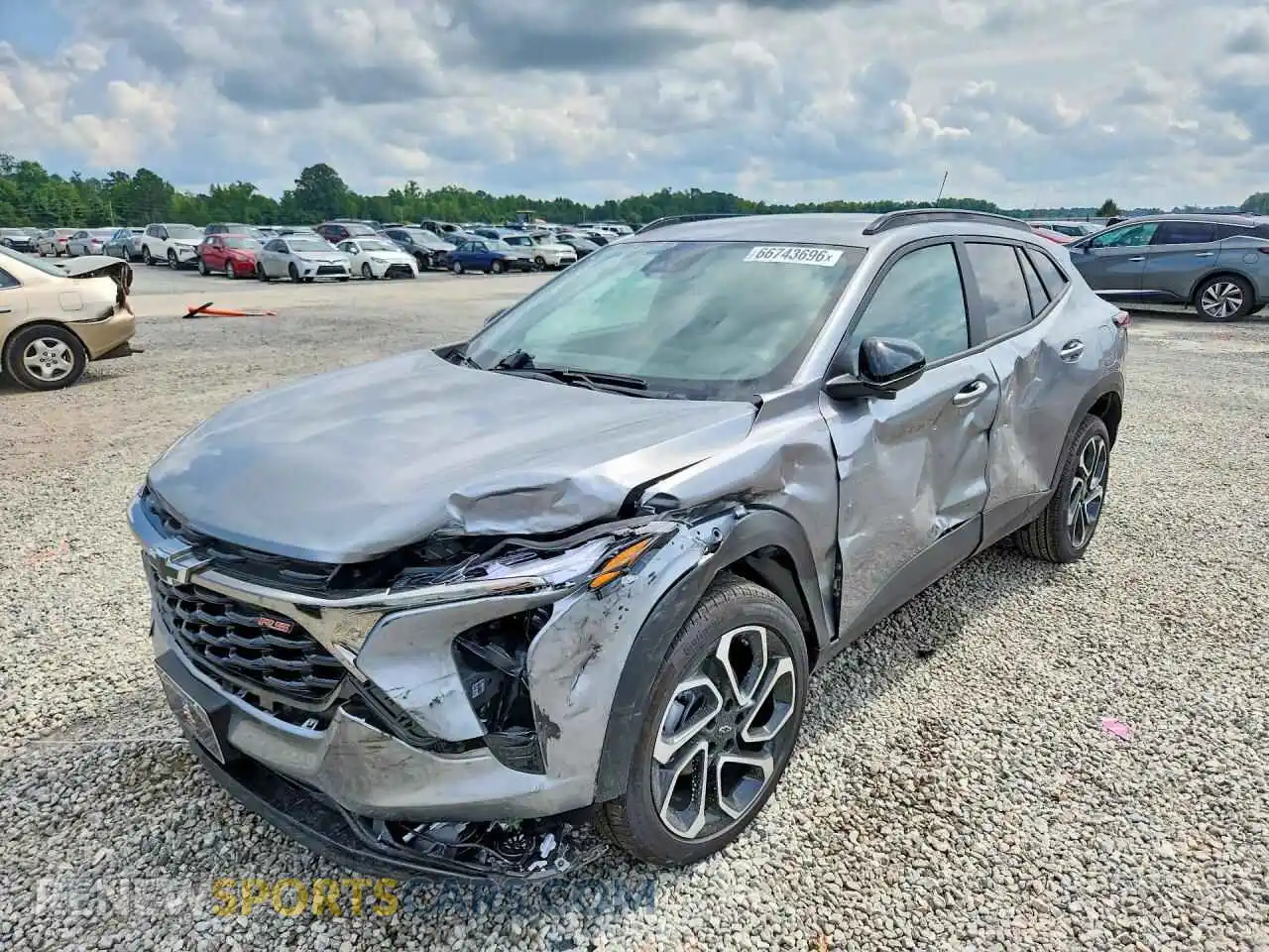 1 Photograph of a damaged car KL77LJEP2TC209645 CHEVROLET TRAX 2026