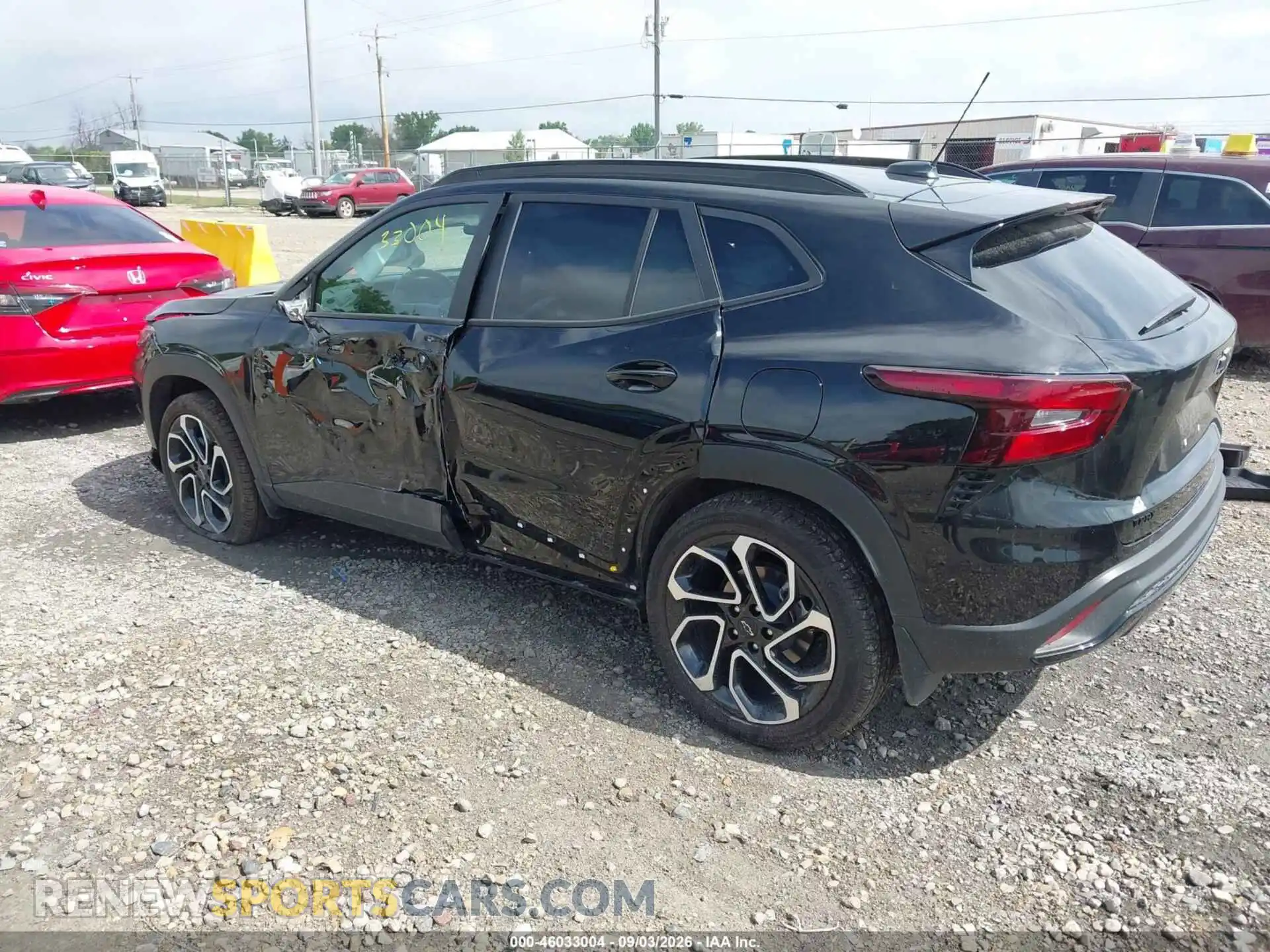 3 fotografías del automóvil dañado KL77LJEP9TC016294 CHEVROLET TRAX 2026