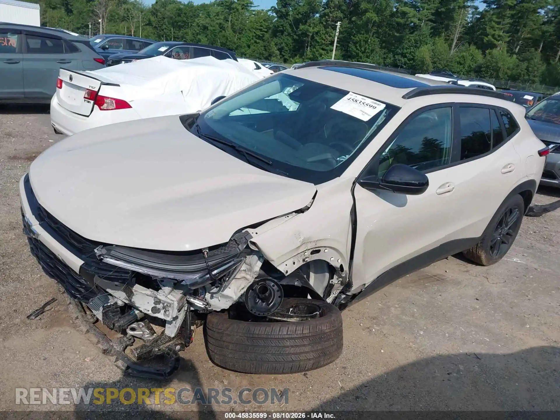 2 Photograph of a damaged car KL77LKEP6TC147124 CHEVROLET TRAX 2026