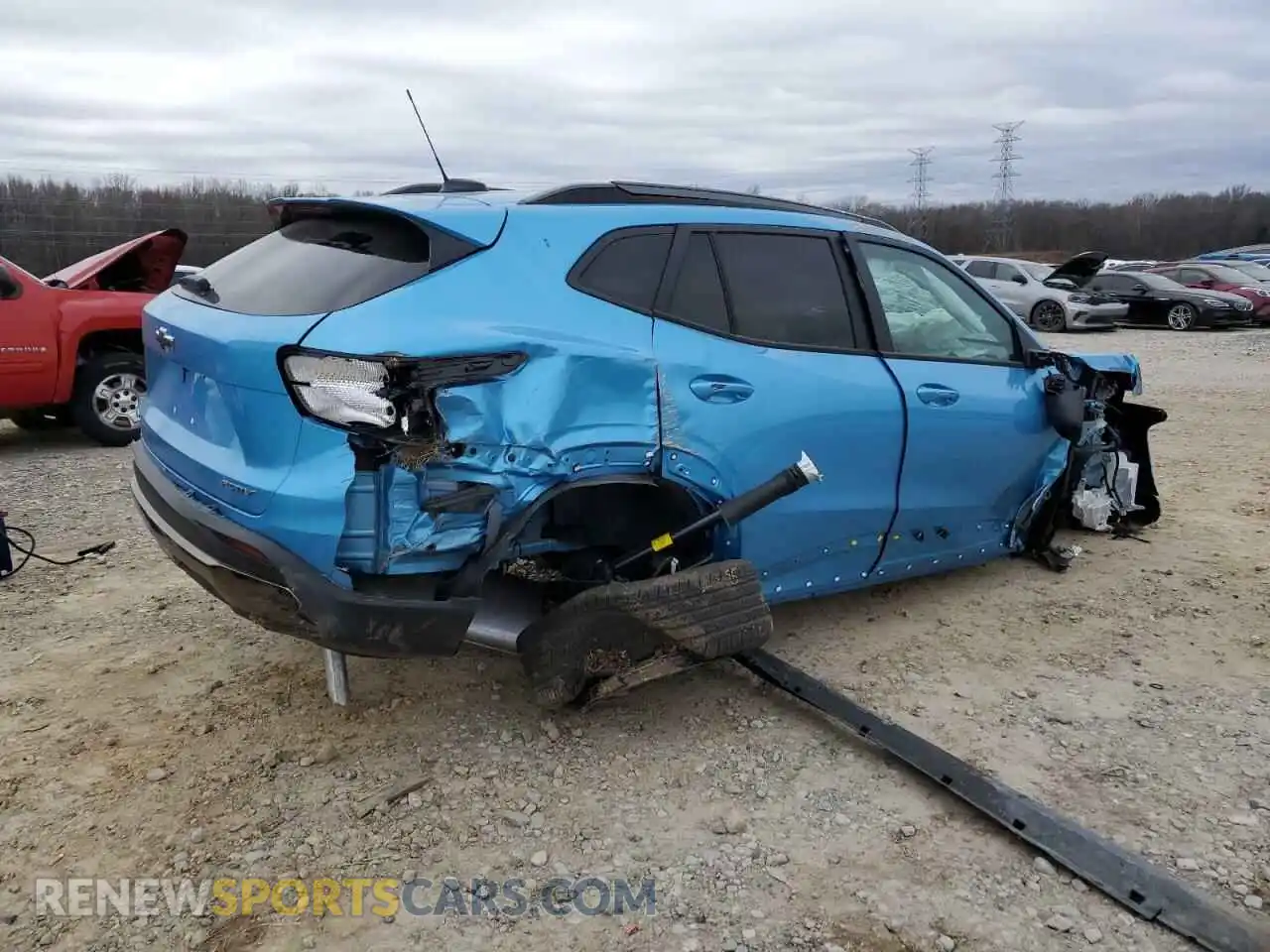 3 fotografías del automóvil dañado KL77LKEP1SC090782 CHEVROLET TRAX ACTIV 2025