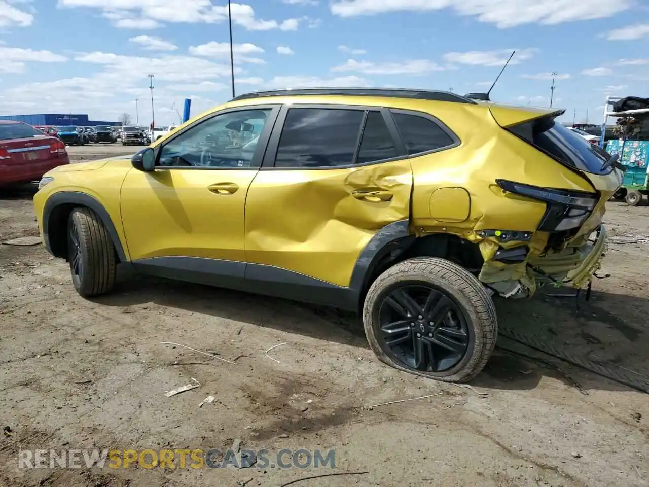 2 Photograph of a damaged car KL77LKEP2SC110862 CHEVROLET TRAX ACTIV 2025