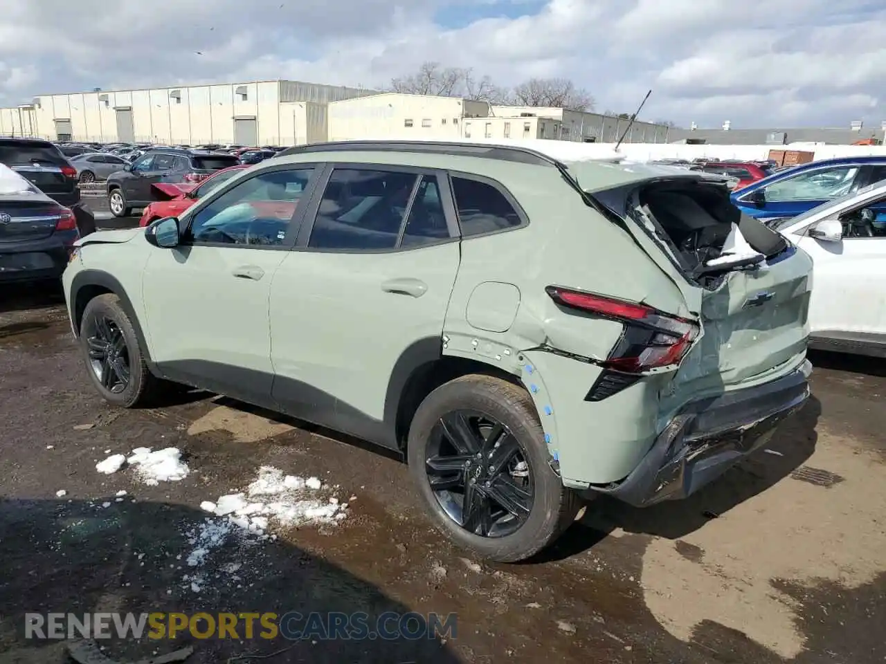 2 Photograph of a damaged car KL77LKEPXSC000657 CHEVROLET TRAX ACTIV 2025