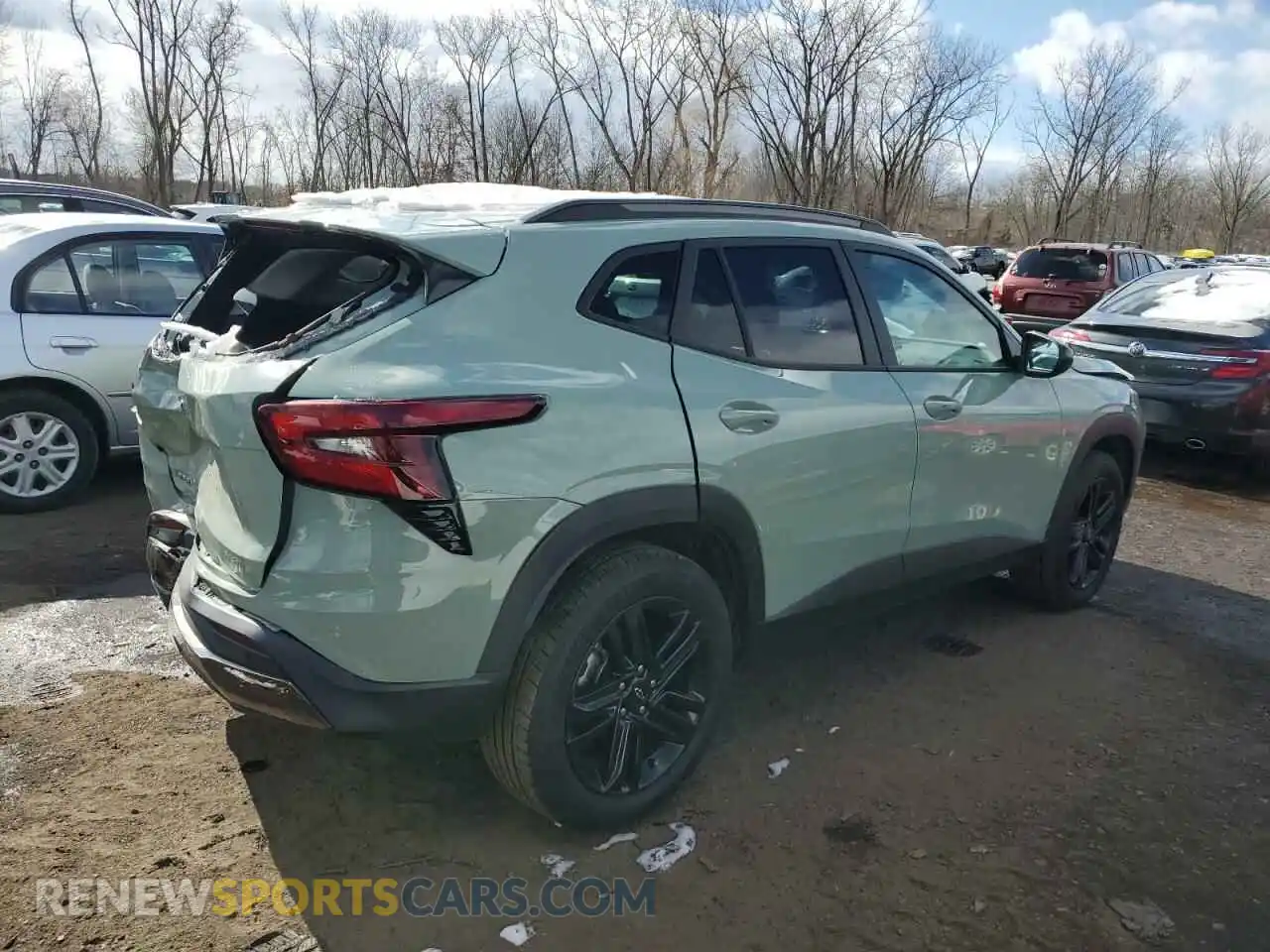 3 Photograph of a damaged car KL77LKEPXSC000657 CHEVROLET TRAX ACTIV 2025