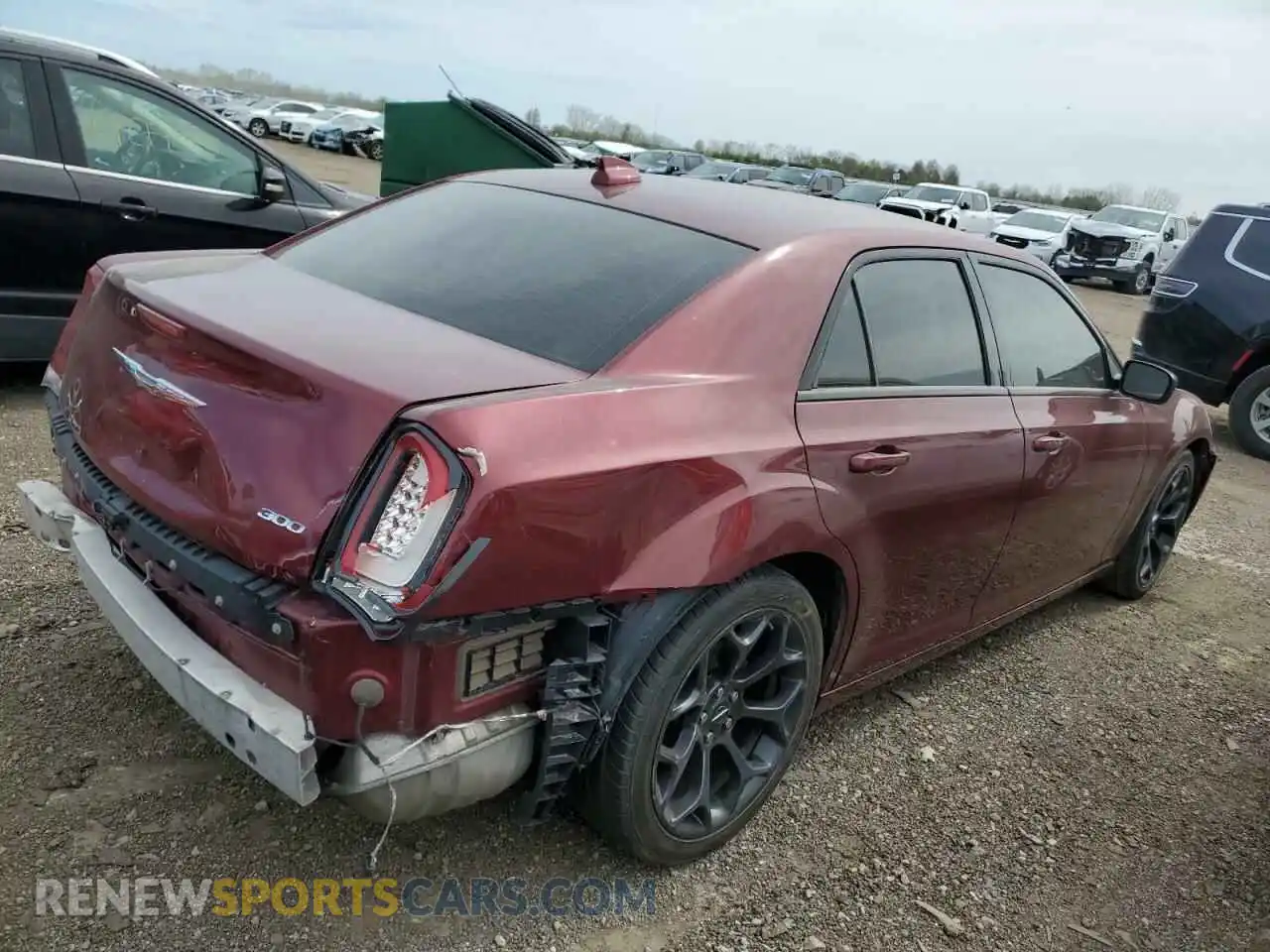 3 fotografías del automóvil dañado 2C3CCAAG1KH501567 CHRYSLER 300 2019