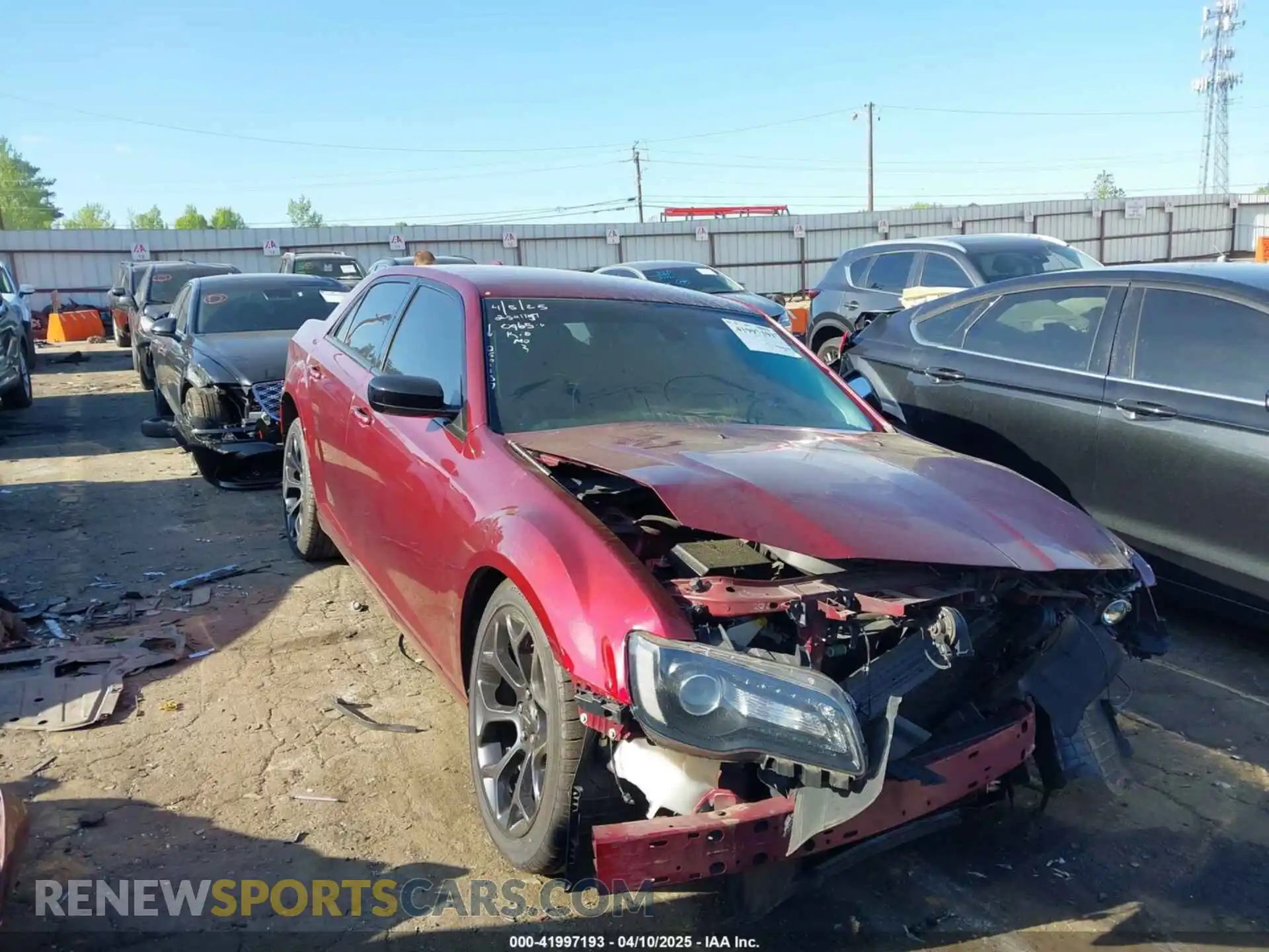 1 Photograph of a damaged car 2C3CCAAG8KH500965 CHRYSLER 300 2019