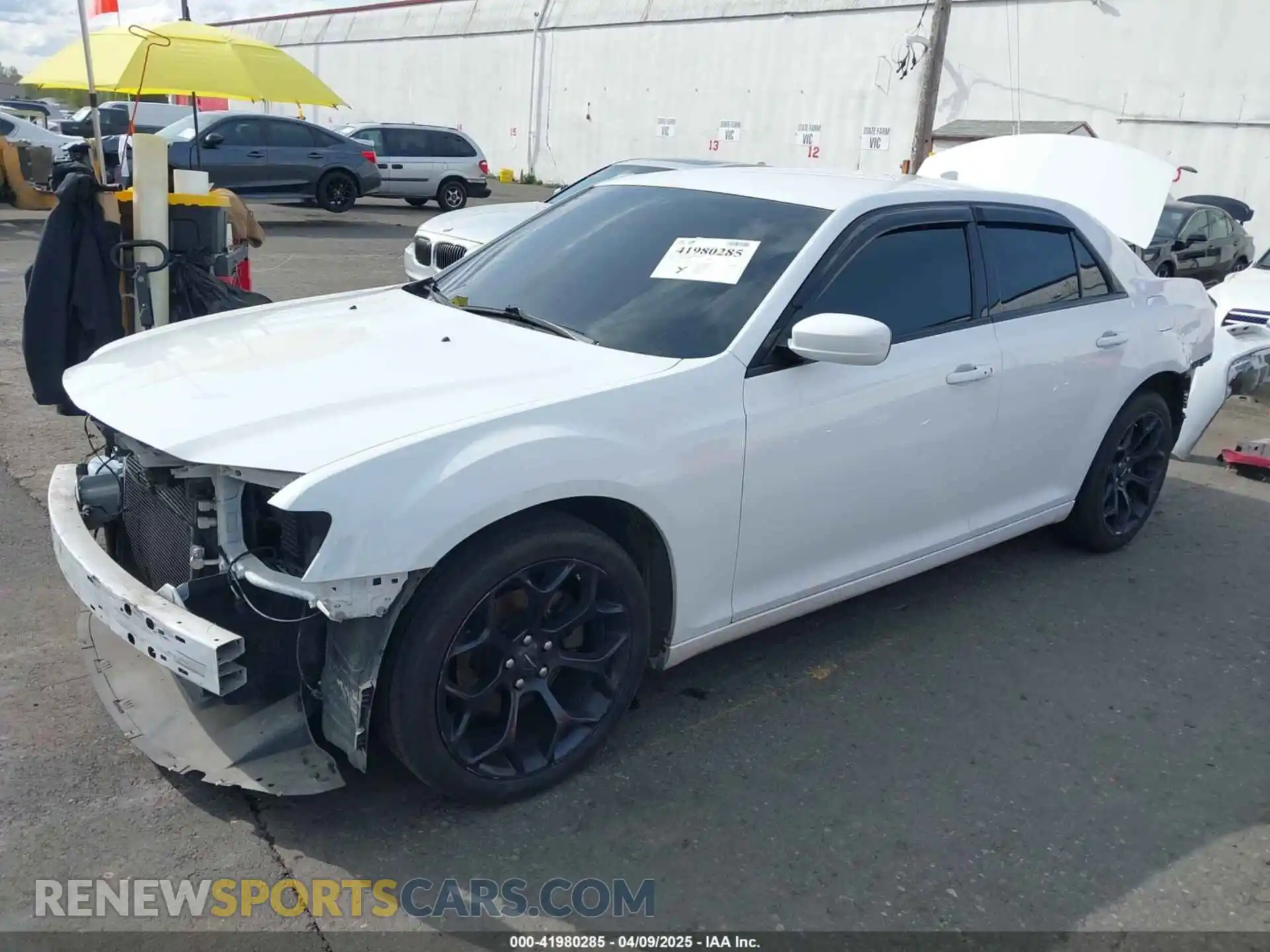 2 Photograph of a damaged car 2C3CCABG1KH654366 CHRYSLER 300 2019
