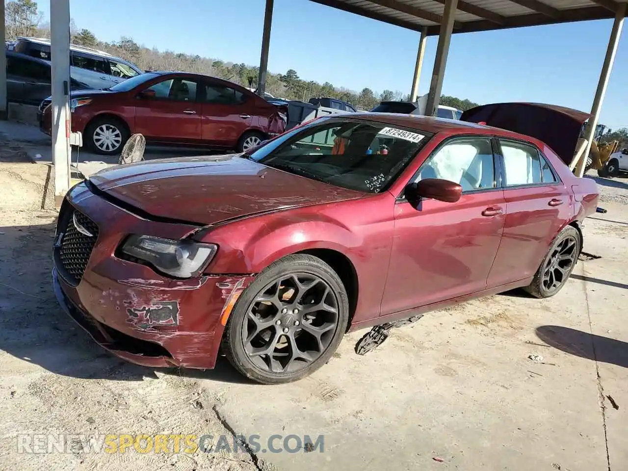 1 Photograph of a damaged car 2C3CCABG2KH654103 CHRYSLER 300 2019