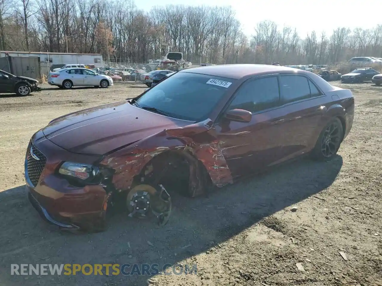 1 Photograph of a damaged car 2C3CCABG2KH654229 CHRYSLER 300 2019