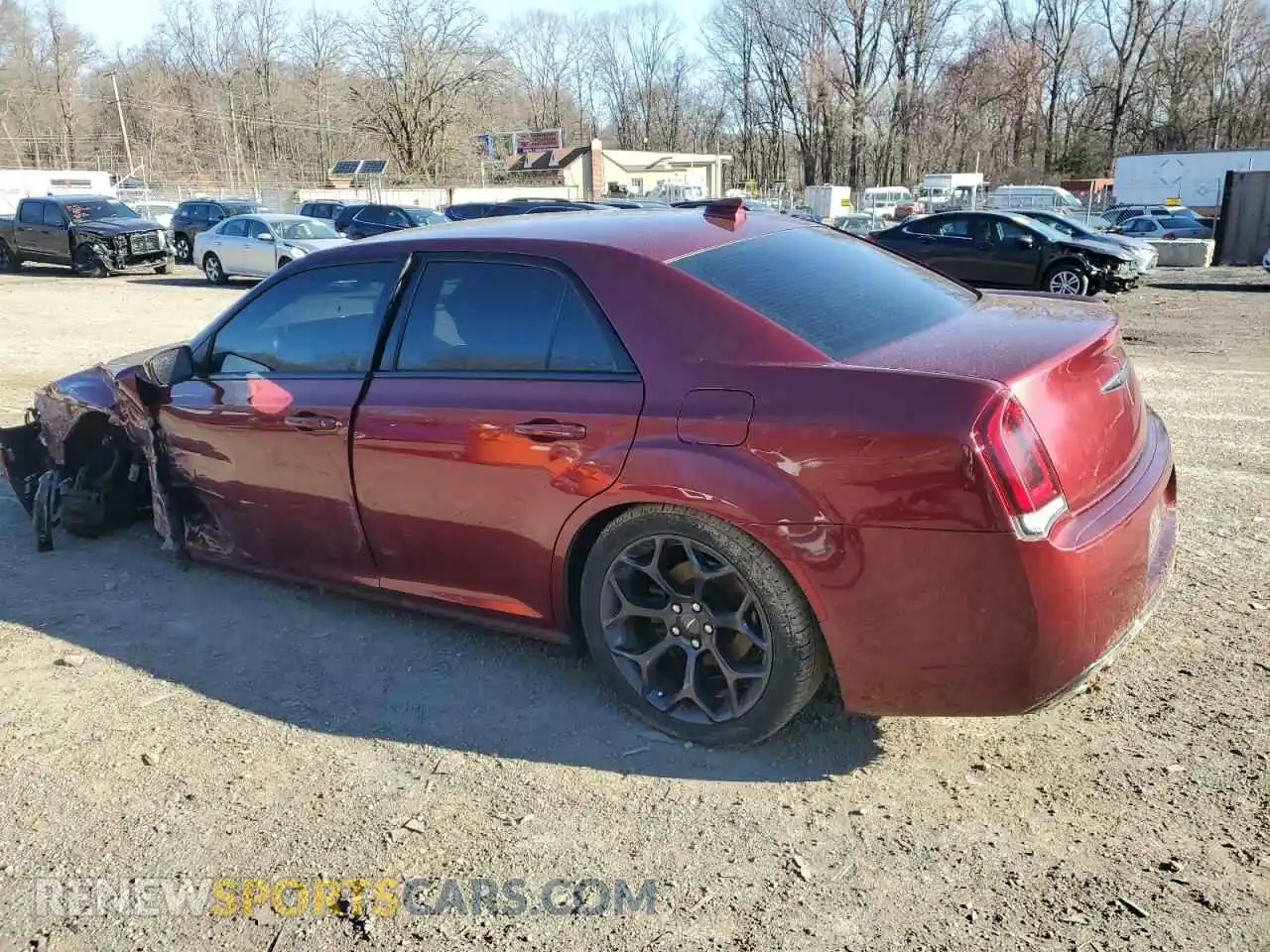 2 Photograph of a damaged car 2C3CCABG2KH654229 CHRYSLER 300 2019