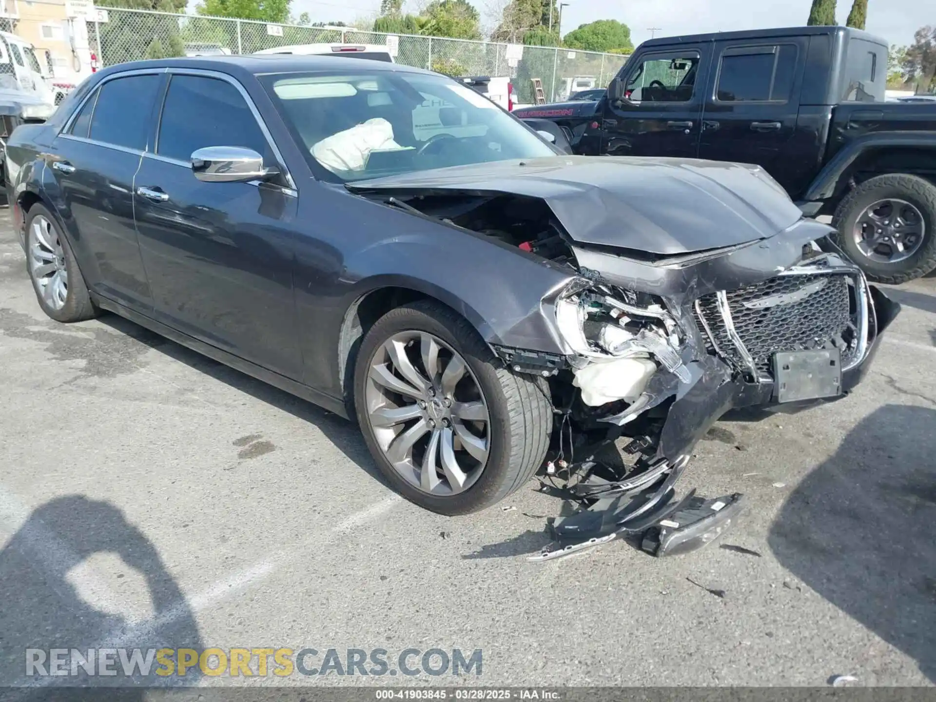 1 Photograph of a damaged car 2C3CCAEG2KH634218 CHRYSLER 300 2019