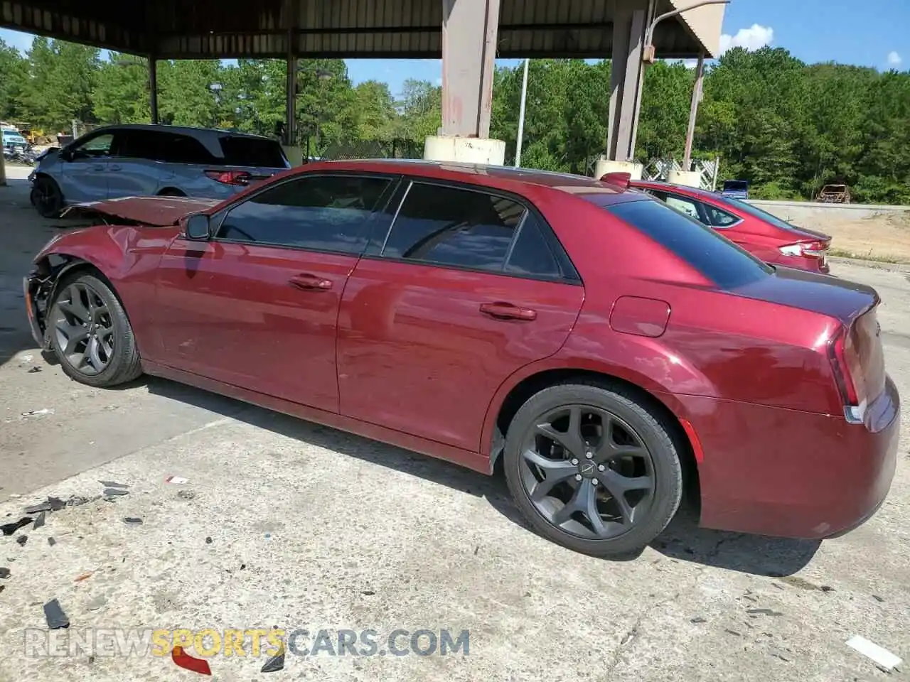 2 Photograph of a damaged car 2C3CCABG3MH541439 CHRYSLER 300 2021