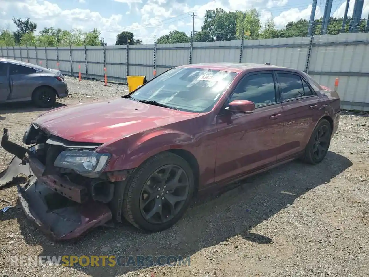 1 Photograph of a damaged car 2C3CCABG7MH500215 CHRYSLER 300 2021