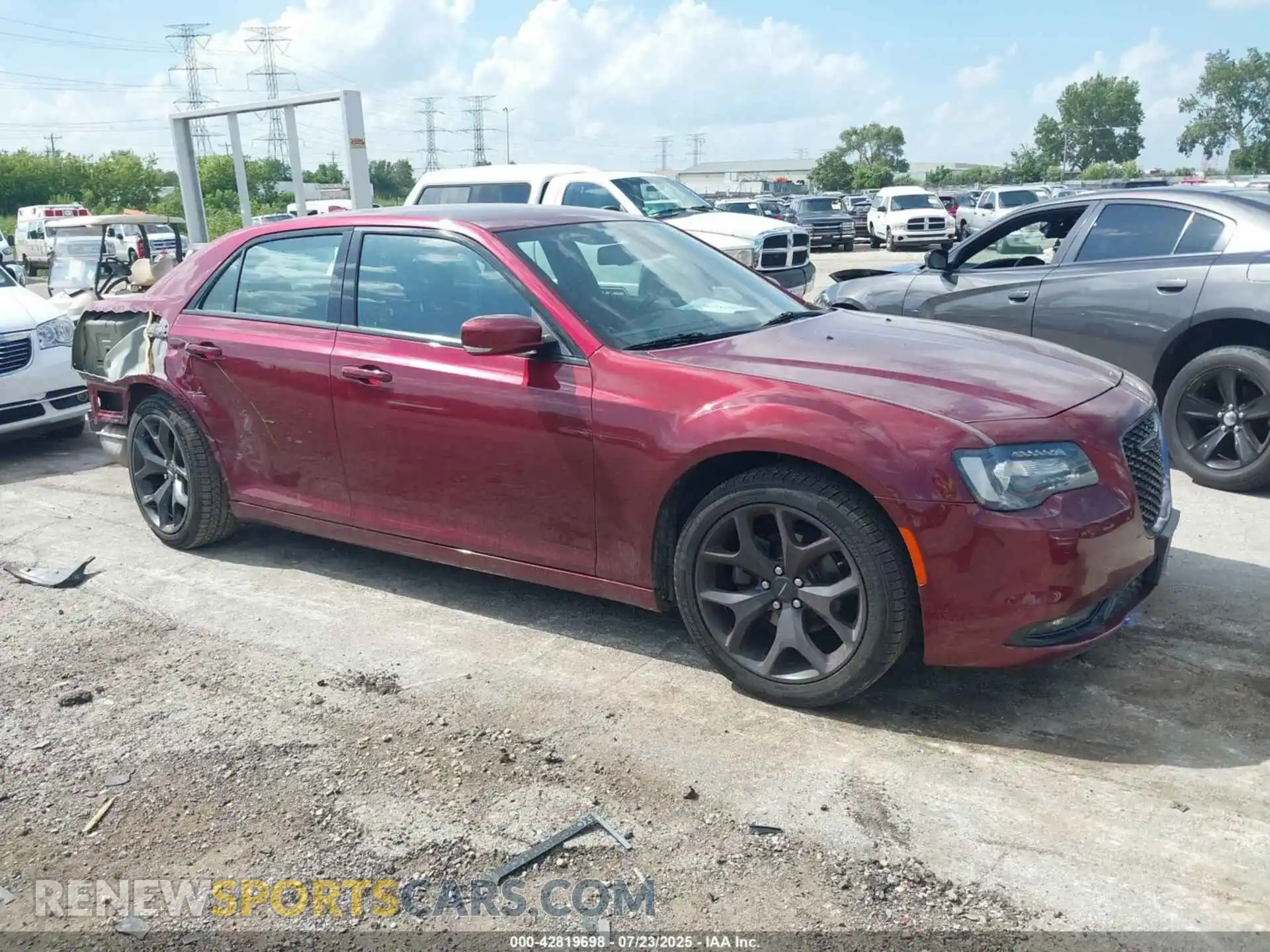 1 Photograph of a damaged car 2C3CCABG7MH649160 CHRYSLER 300 2021