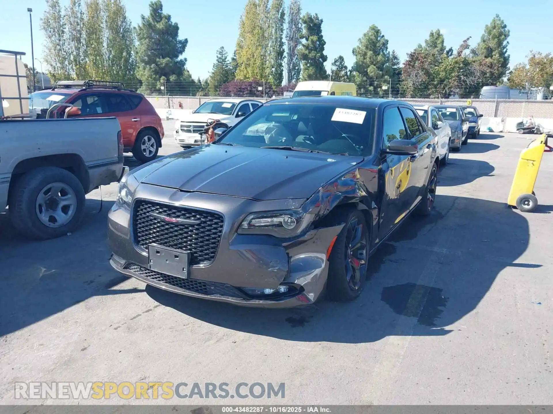 2 Photograph of a damaged car 2C3CCABG8MH541355 CHRYSLER 300 2021