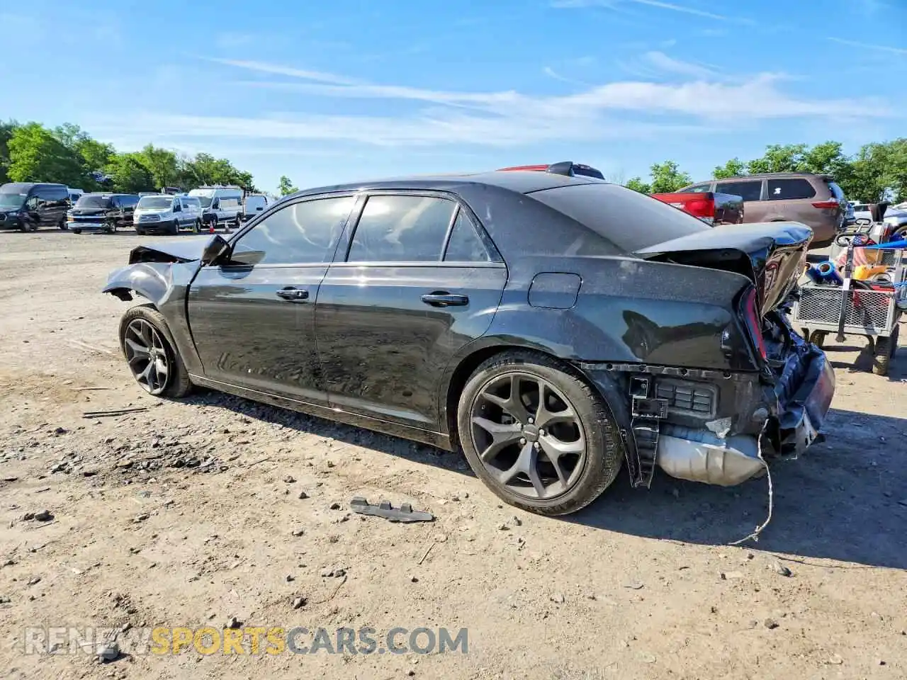 2 fotografías del automóvil dañado 2C3CCABG7NH249097 CHRYSLER 300 2022