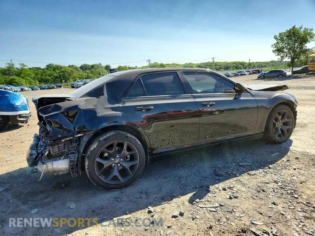 3 fotografías del automóvil dañado 2C3CCABG7NH249097 CHRYSLER 300 2022